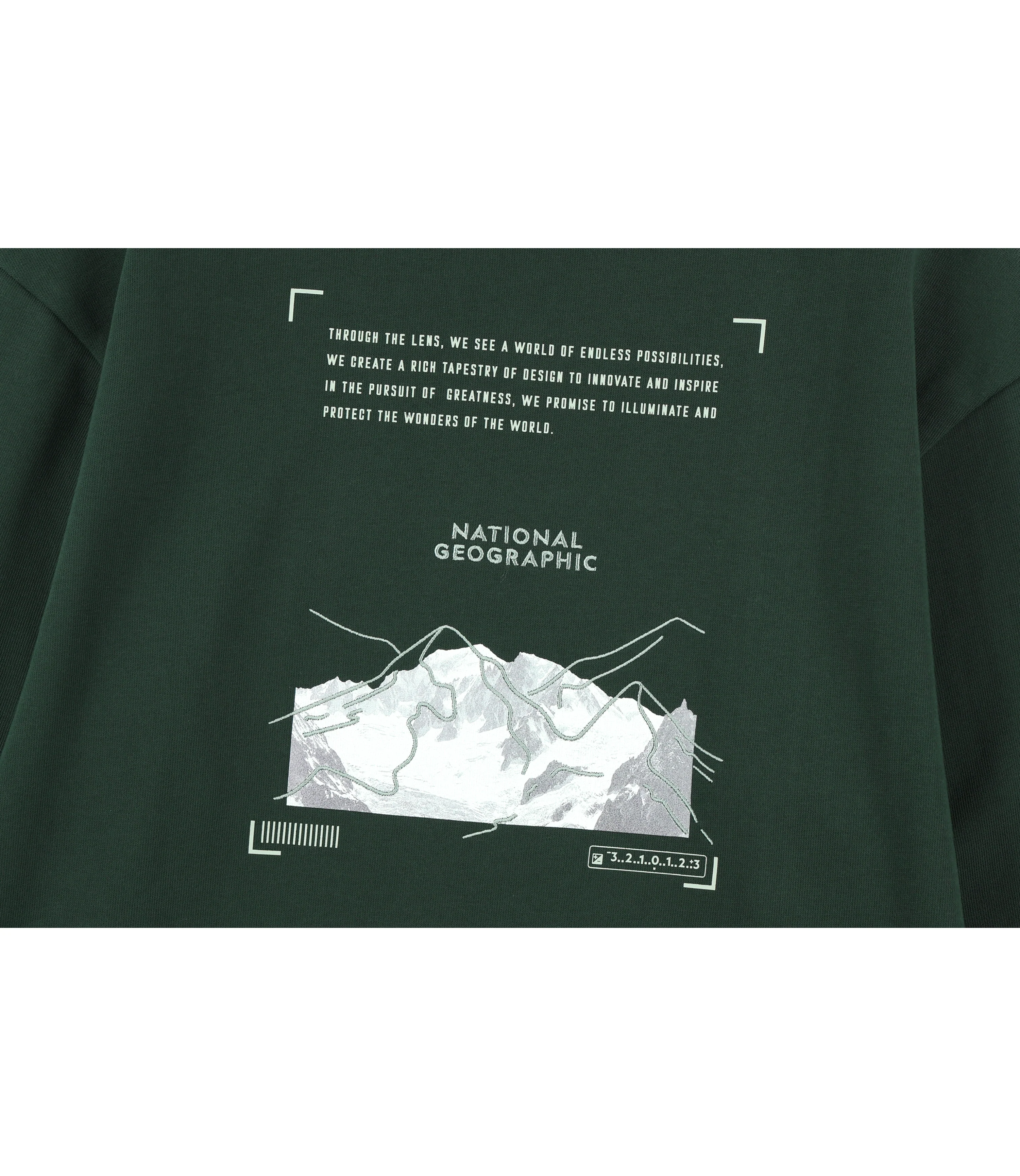 Kid's Adventure Back Graphic Sweatshirt<br>D/GREEN - Image 8
