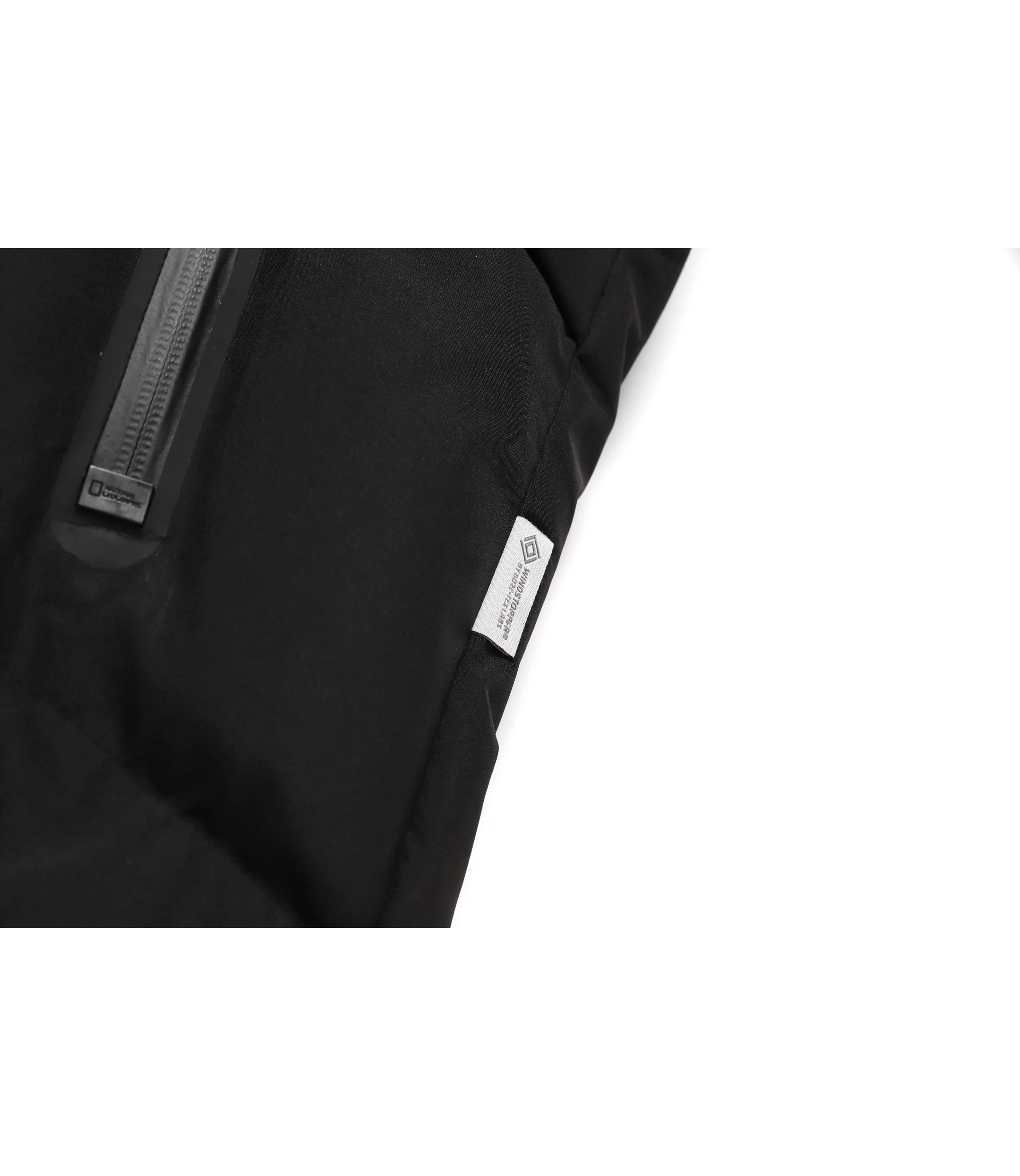 Men's Atlas Windstopper Long Length Goose Down Jacket<br>CARBON BLACK - Image 10