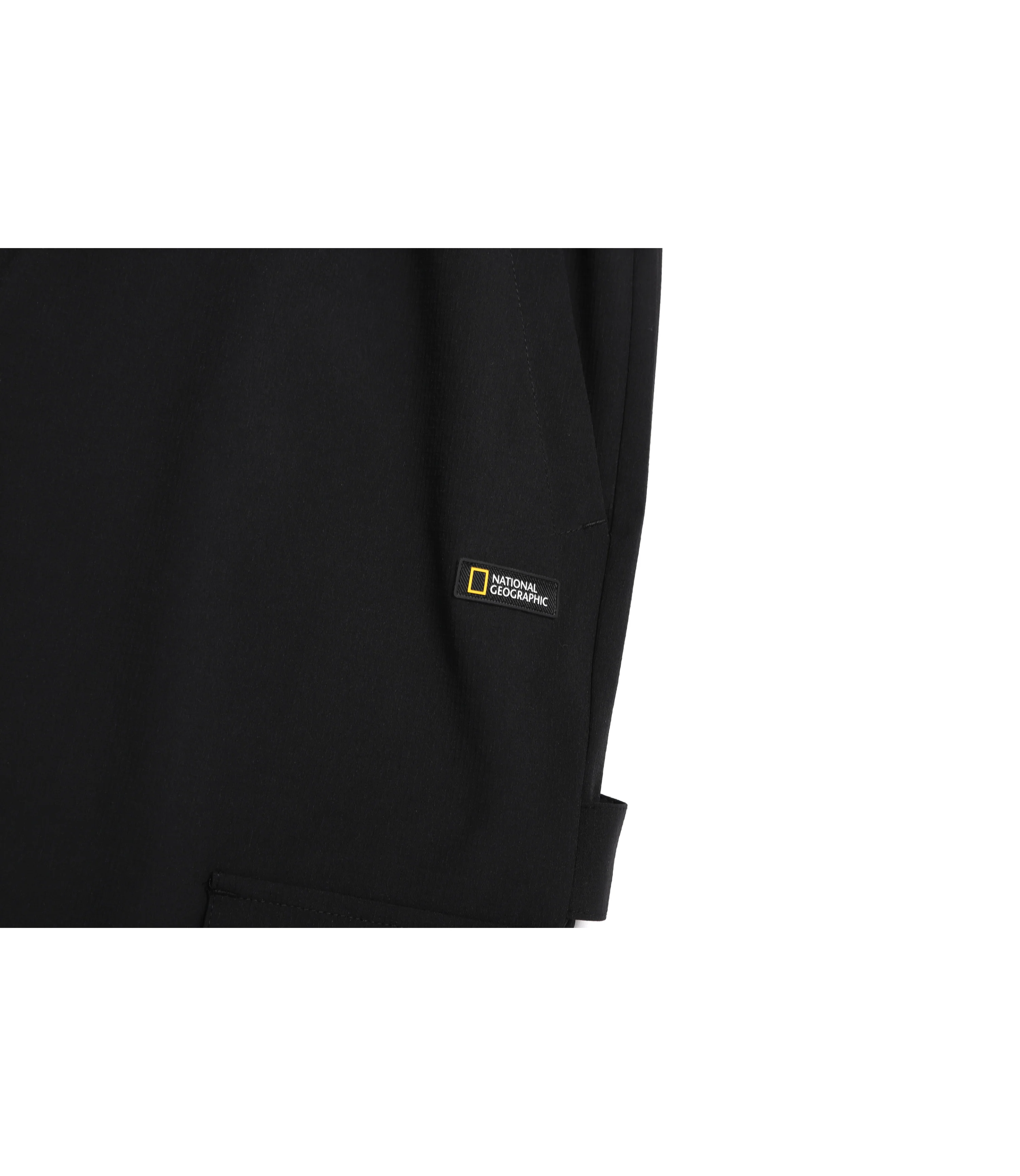 Men's Cargo Pocket Wide Pants<br>CARBON BLACK - Image 4