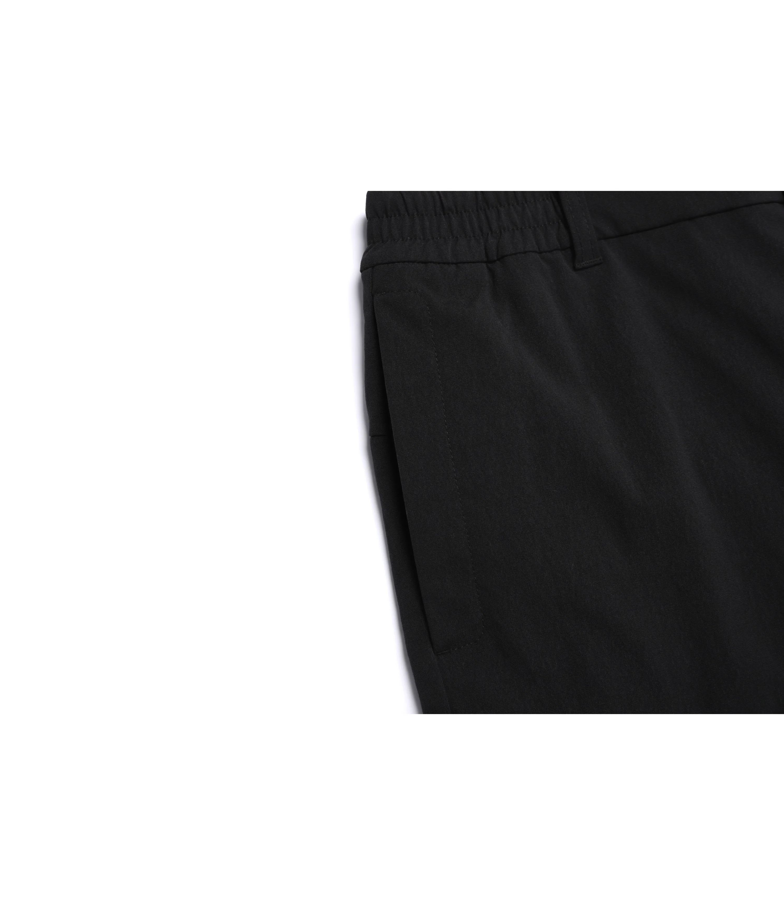 Men's Cargo Semi Loose Straight Pants<br>BLACK - Image 4