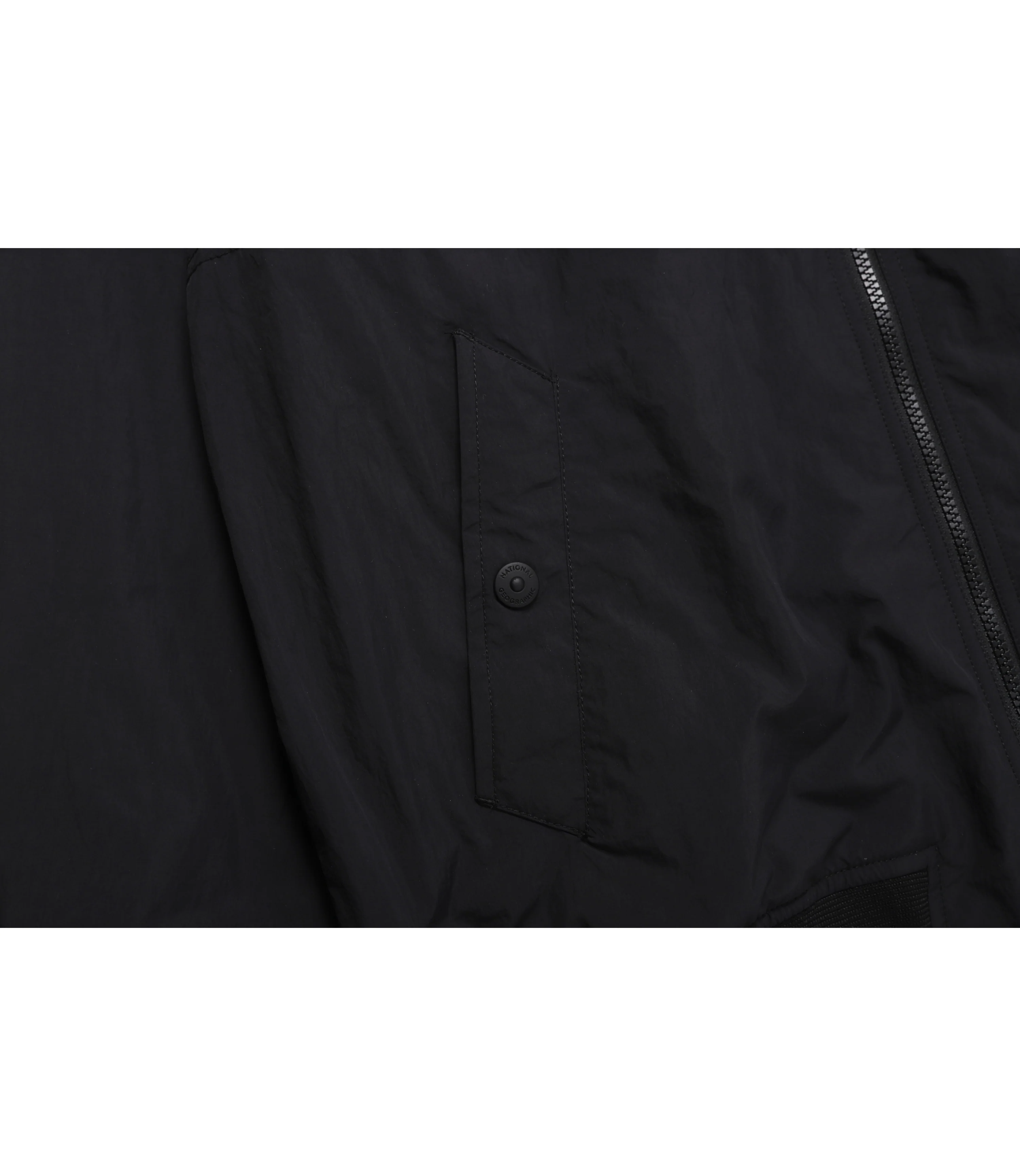 Men's NRN CANIS Stand Neck Blouson Jumper<br>CARBON BLACK - Image 5