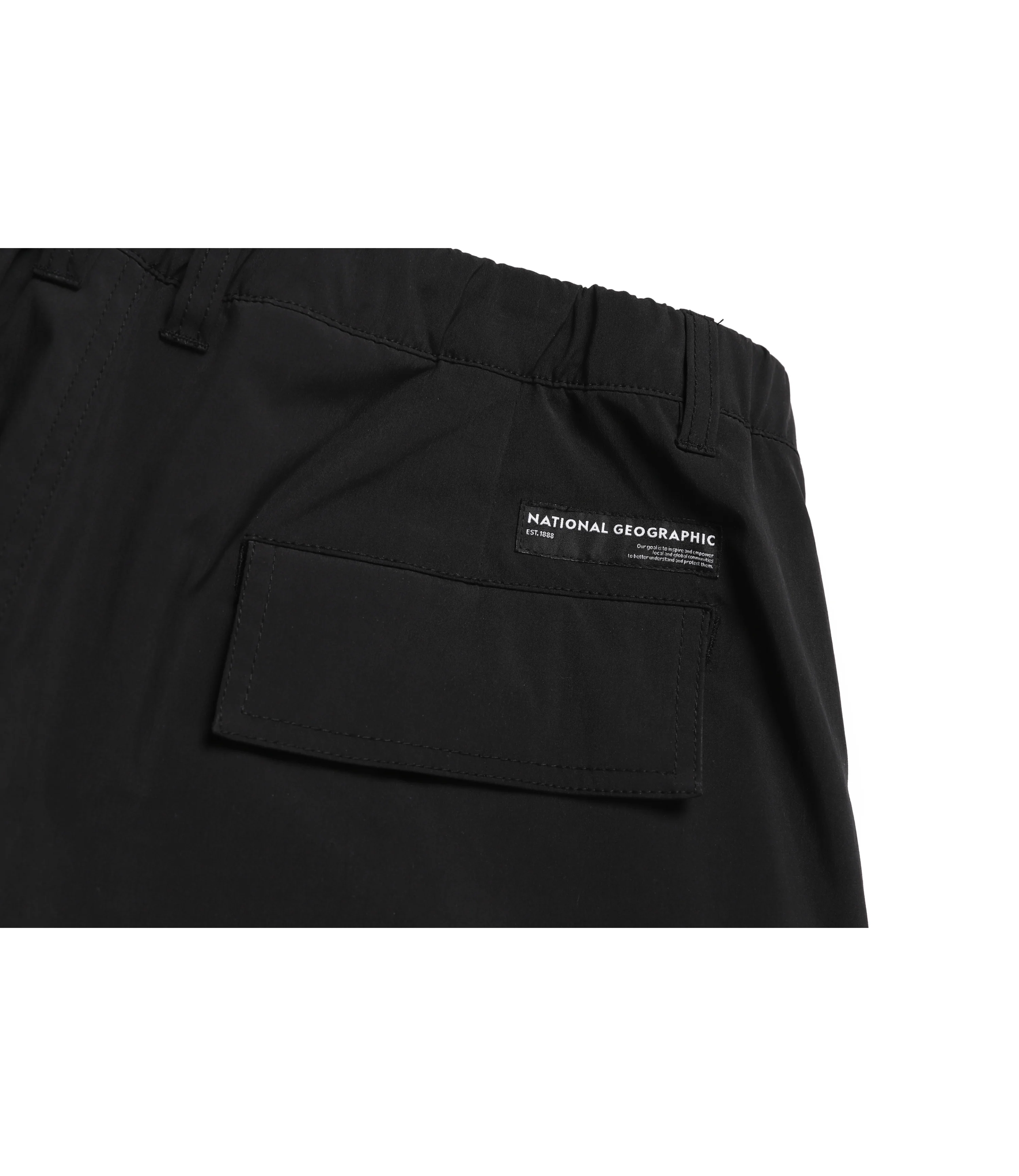 Men's NRN Cargo Wide Pants<br>CARBON BLACK - Image 8