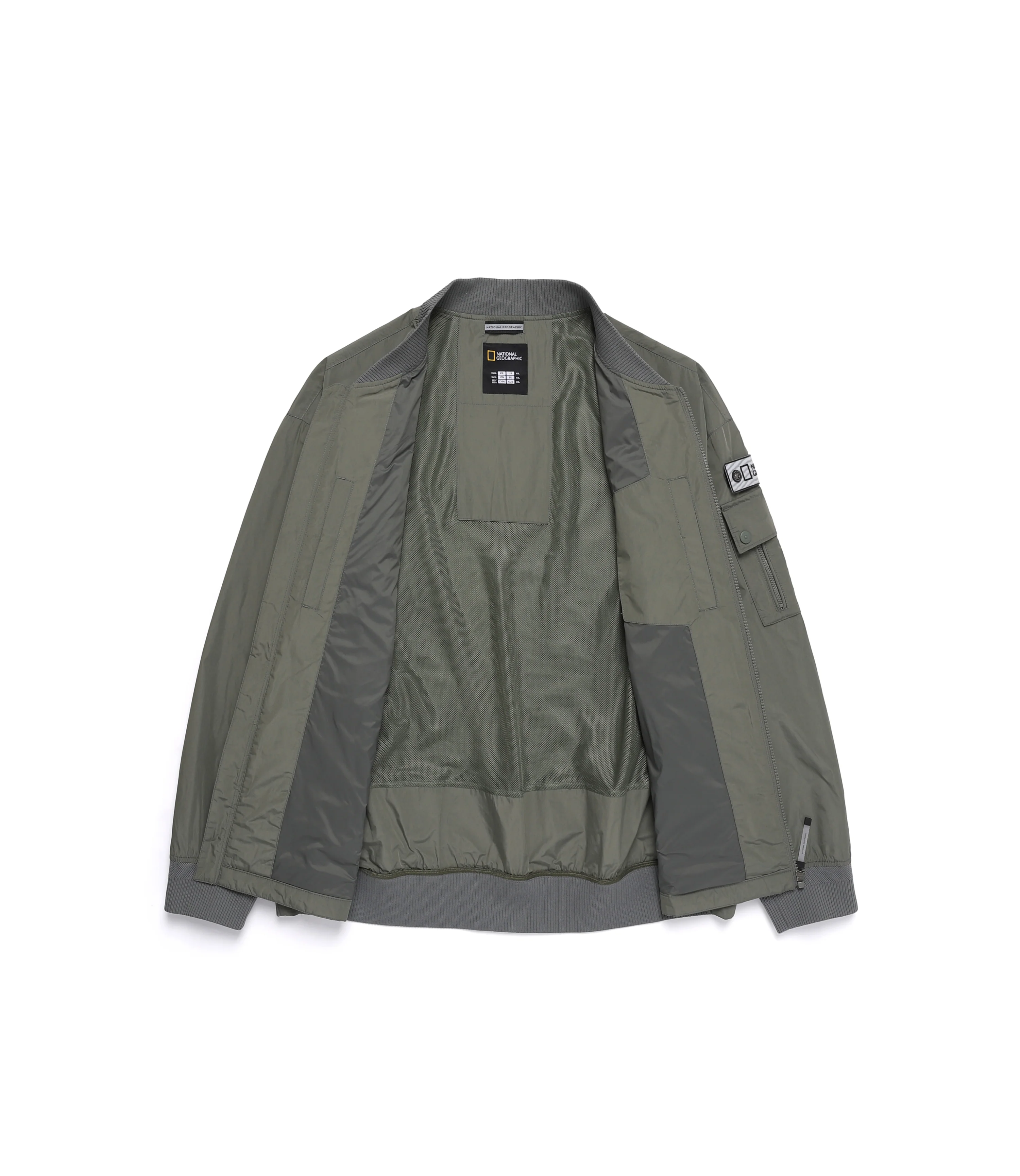 Men's NRN ROMUS Bomber Jumper<br>KHAKI - Image 7