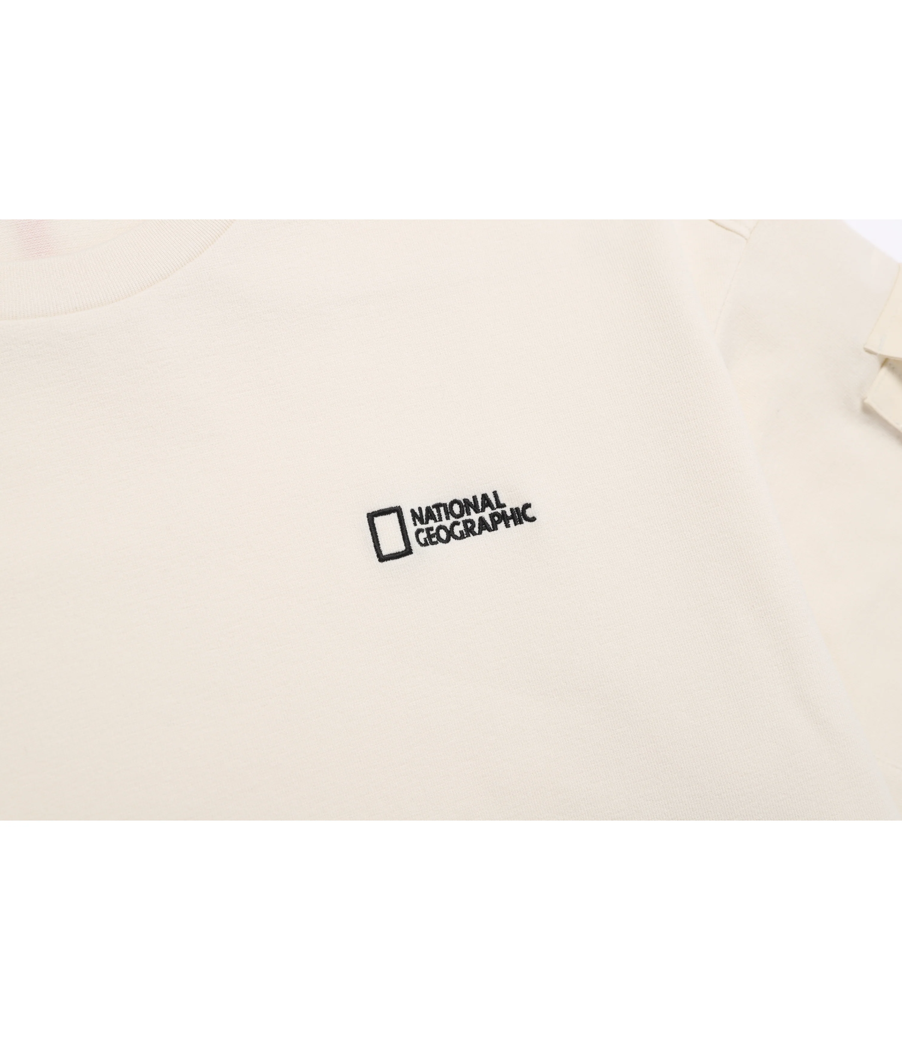 Men's NRN Utility Sleeve-Pocket Short Sleeve Tee<br>IVORY - Image 6