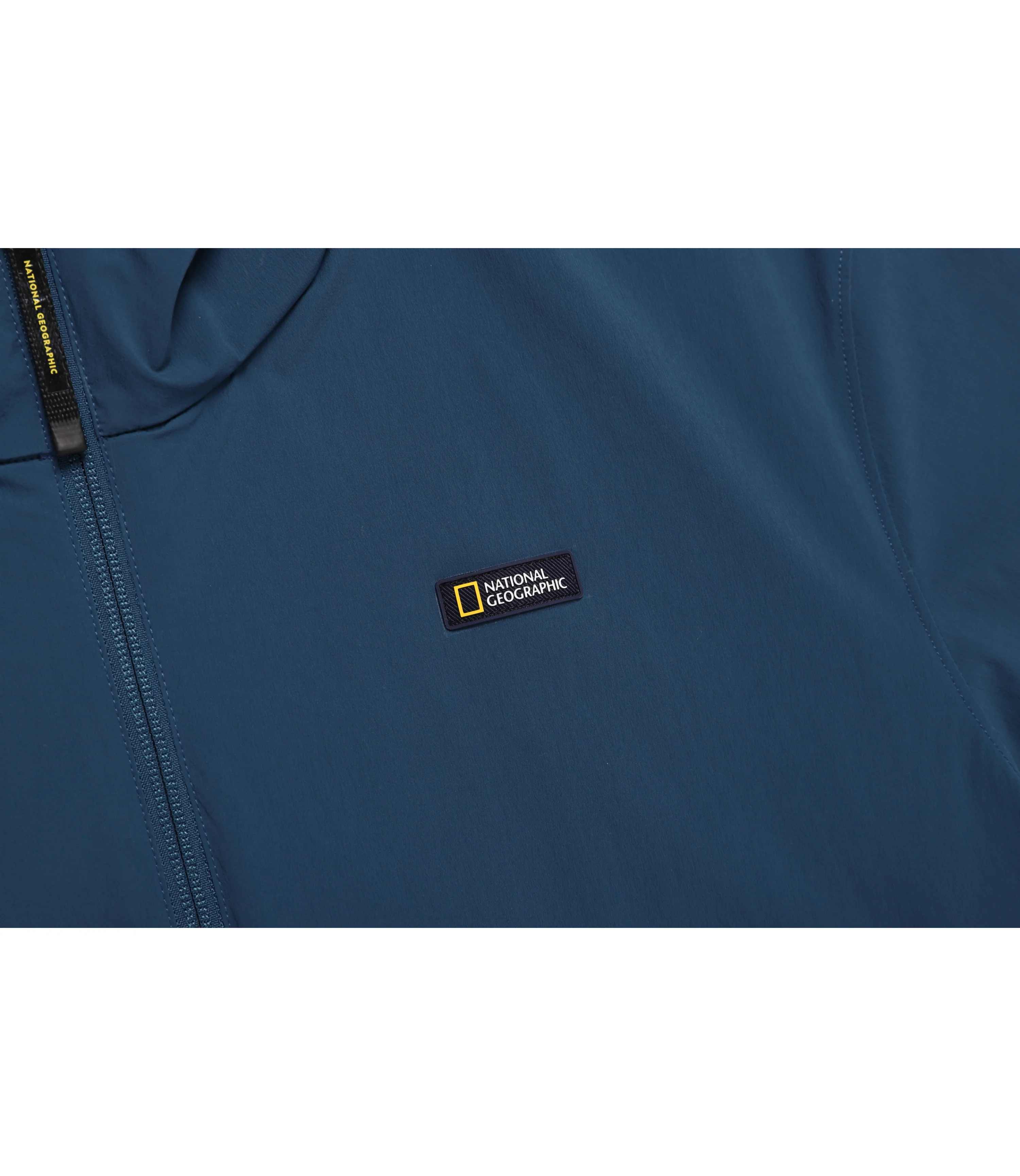 Unisex ADELIE Light Woven Stretch Short Sleeve Anorak<br>TURQUOISE - Image 4