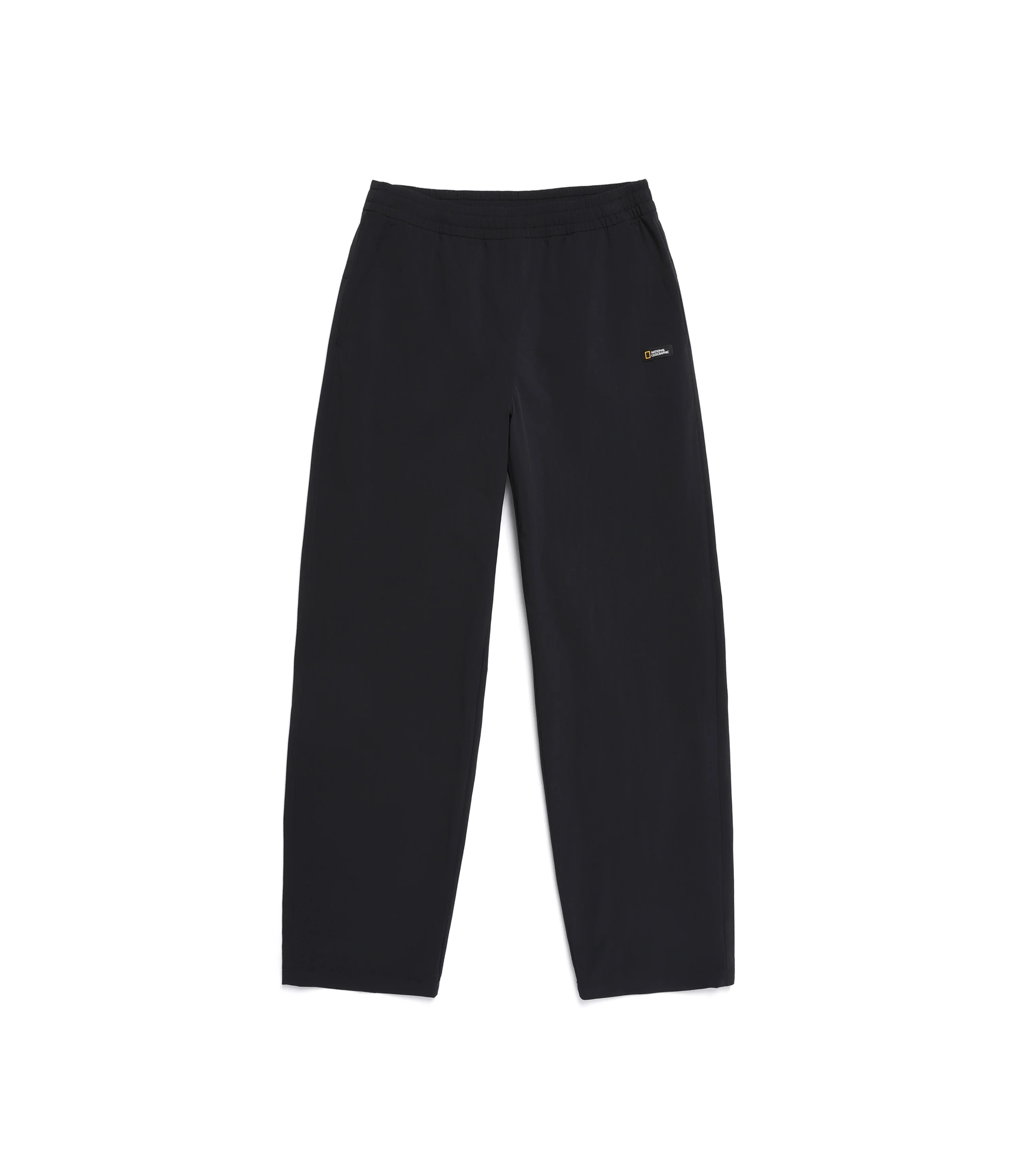 Unisex ADELIE Lightweight Woven Stretch Relaxed Fit Pants<br>CARBON BLACK - Image 3