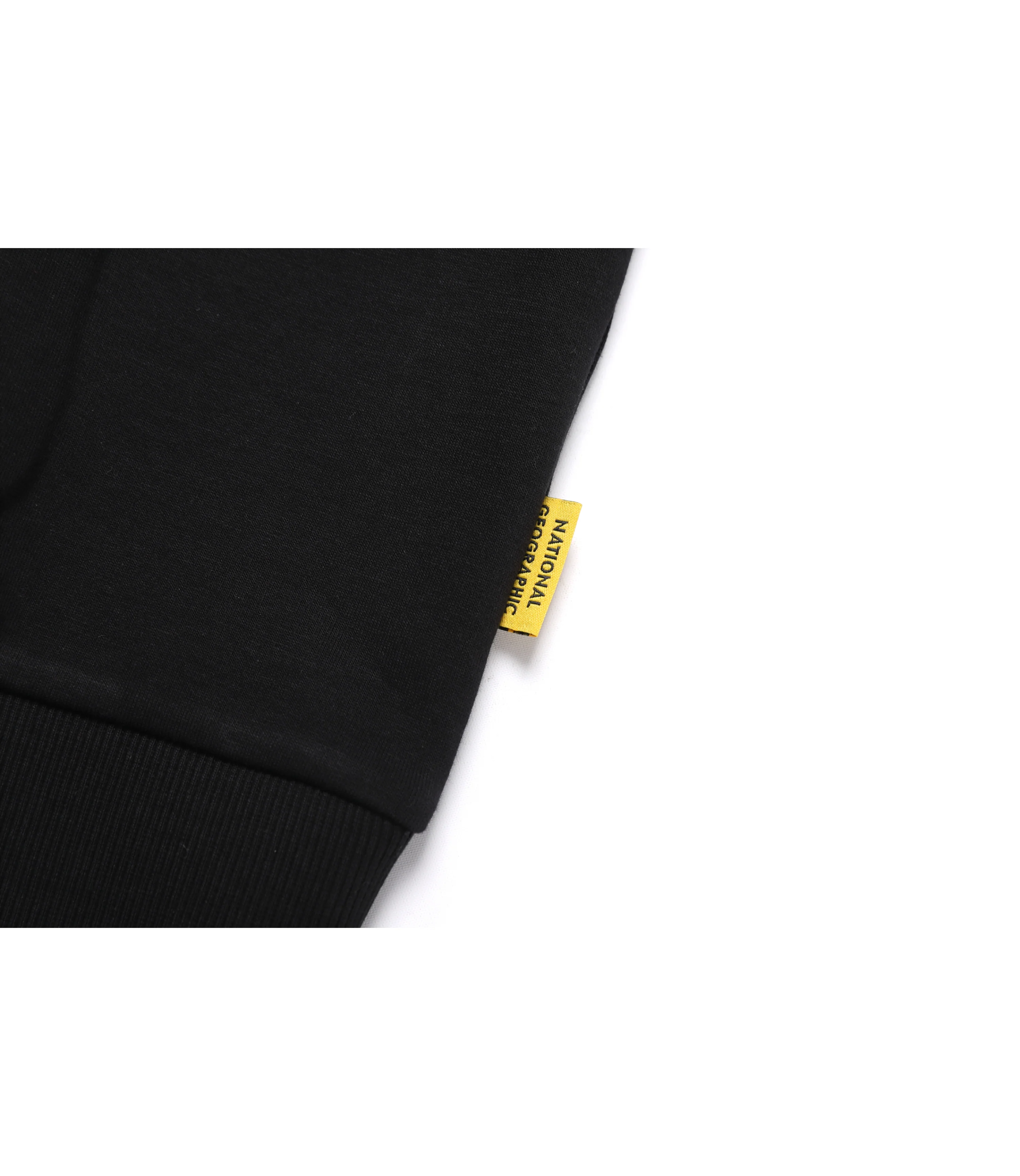 Unisex Animal Wappen Semi Over Fit Sweatshirt<br>CARBON BLACK - Image 7