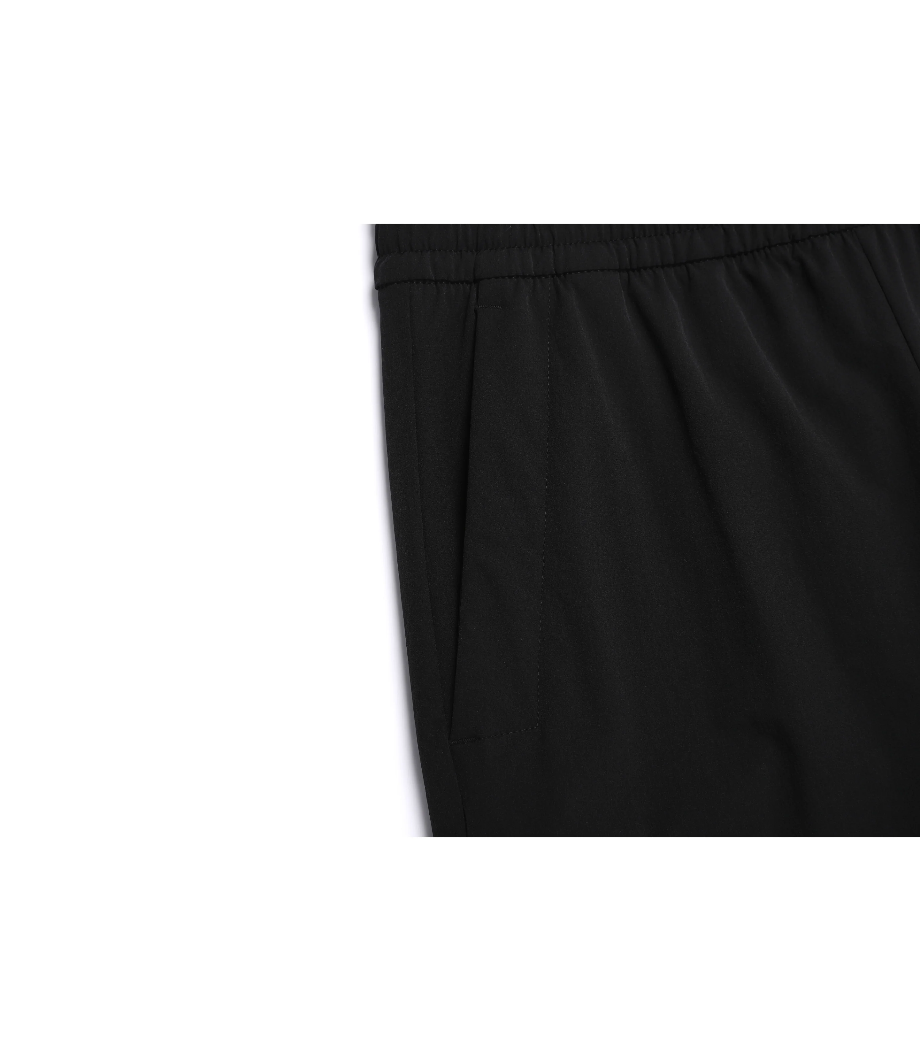 Unisex ARCHELON Woven Stretch Jogger Pants<br>BLACK - Image 3