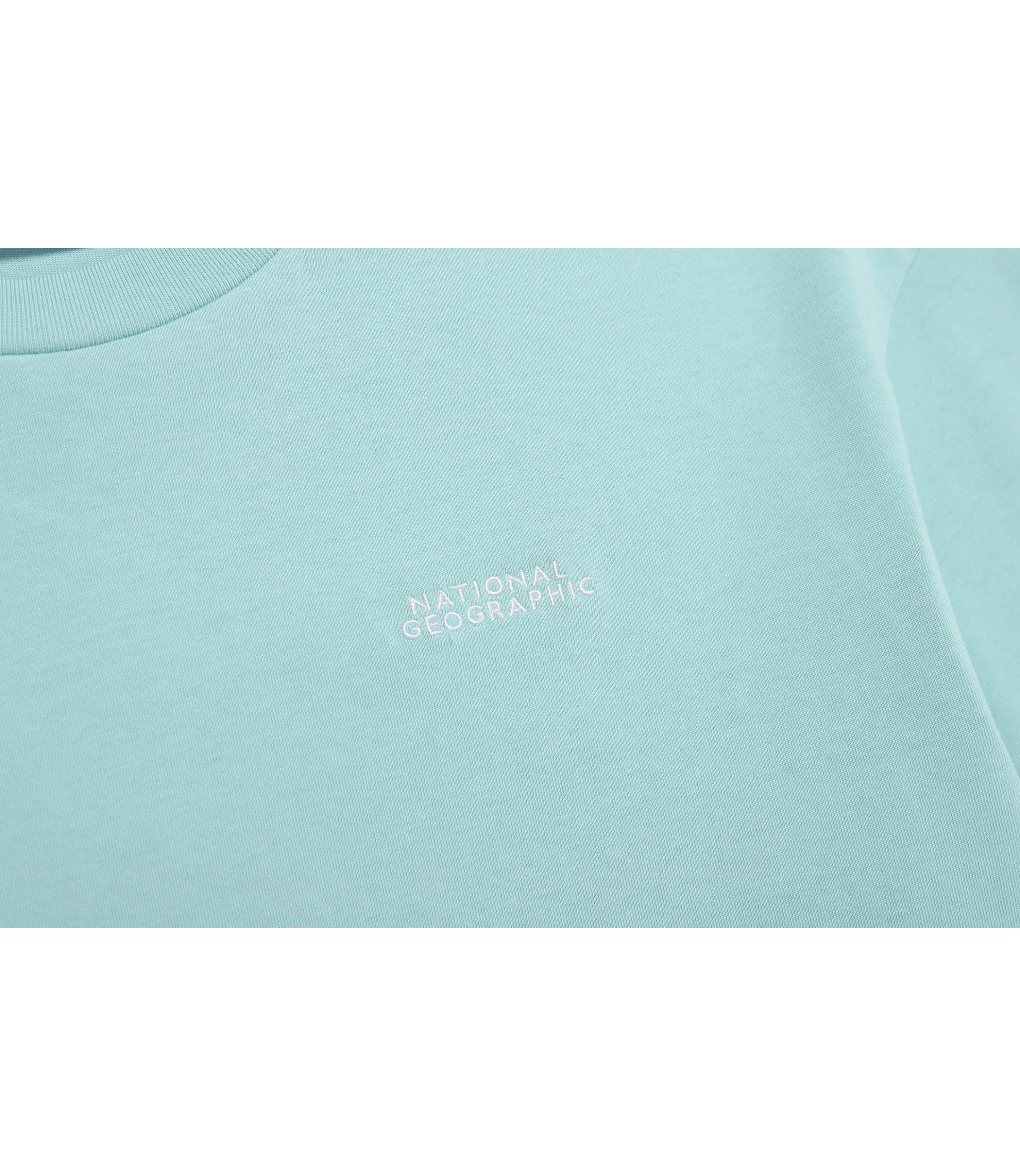 Unisex AVIS Aerosilver Graphic Semi-Overfit Short Sleeve Tee<br>DUSTY BLUE - Image 4