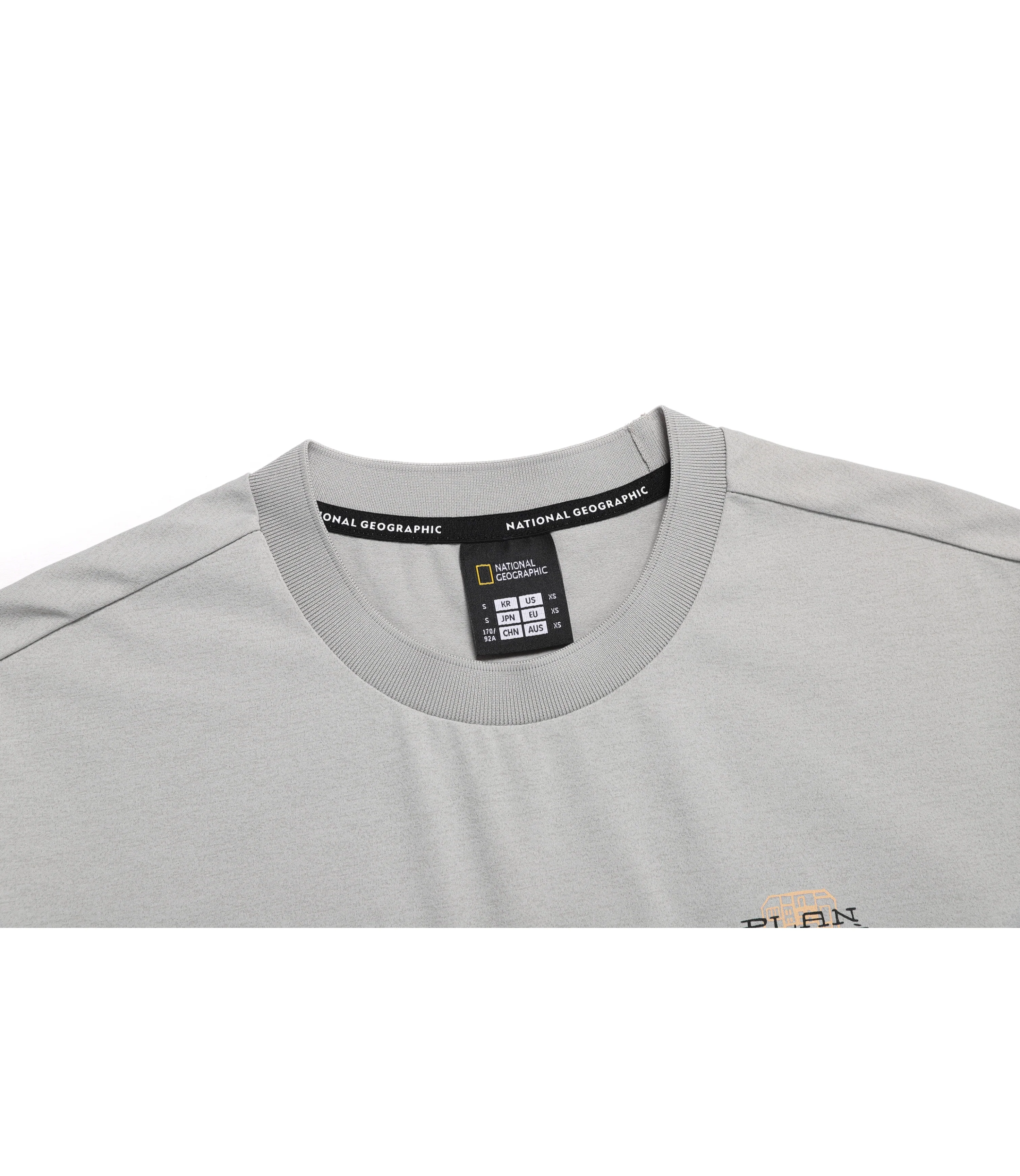 Unisex CROW Coolmax Barcelona Semi Over Fit Short Sleeve<br>AGATE GREY - Image 5