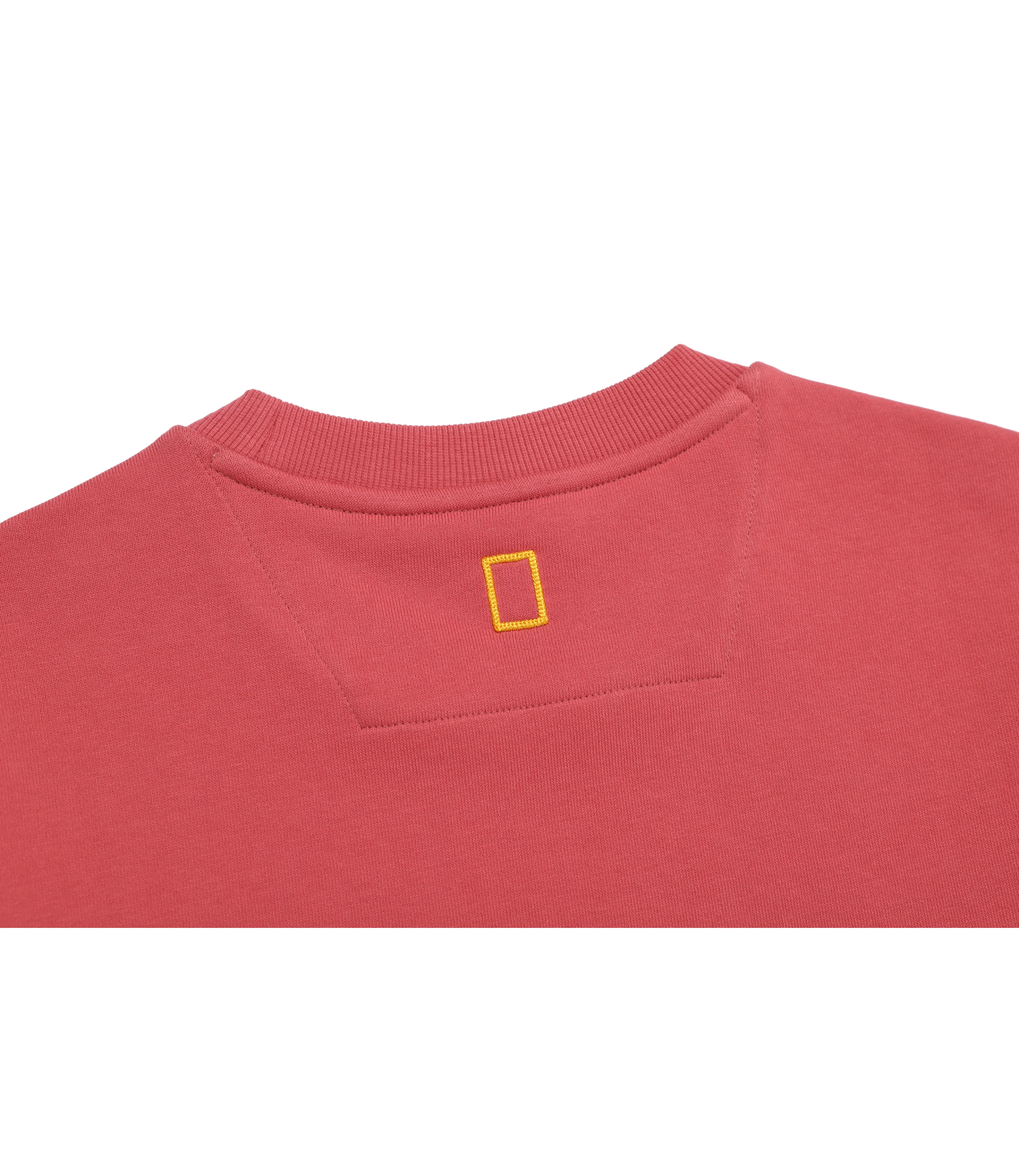 Unisex FOLHAS Small Logo Sweatshirt<br>ROSE - Image 8