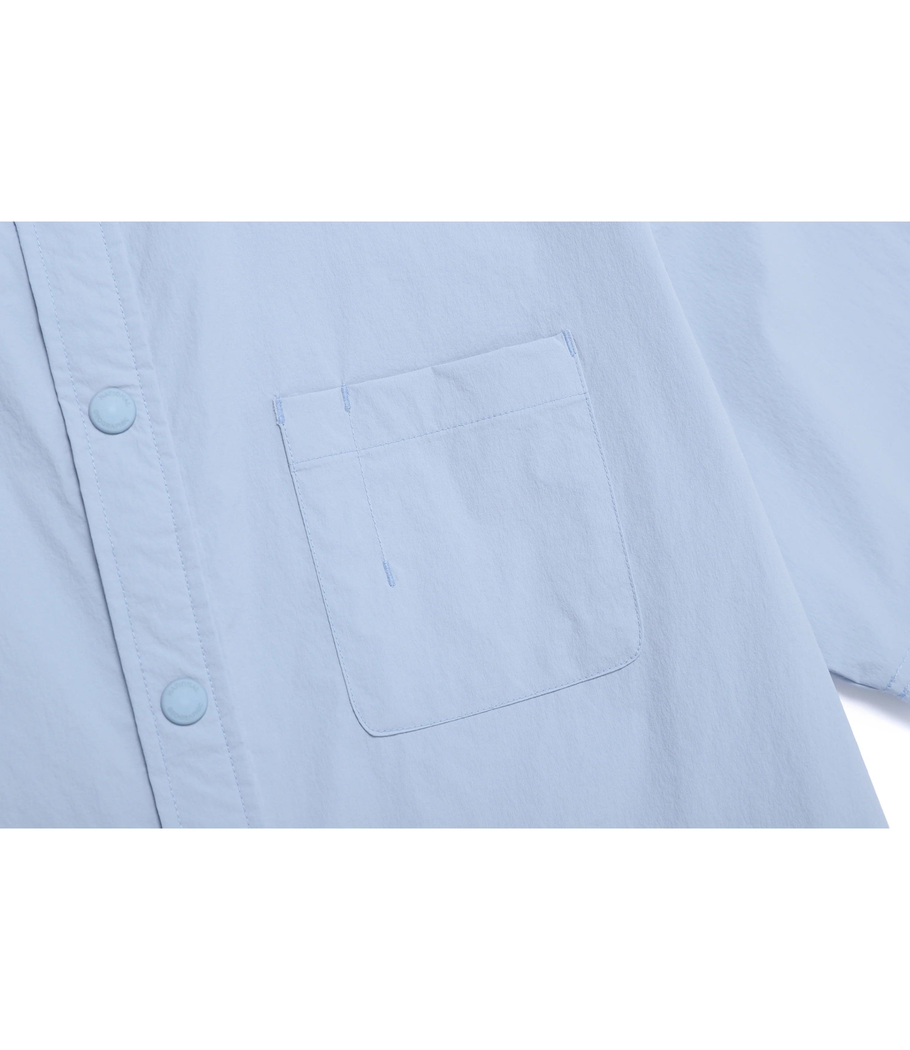 Unisex Freeze Stretch Semi-Overfit Short Sleeve Shirt<br>STORM BLUE - Image 6