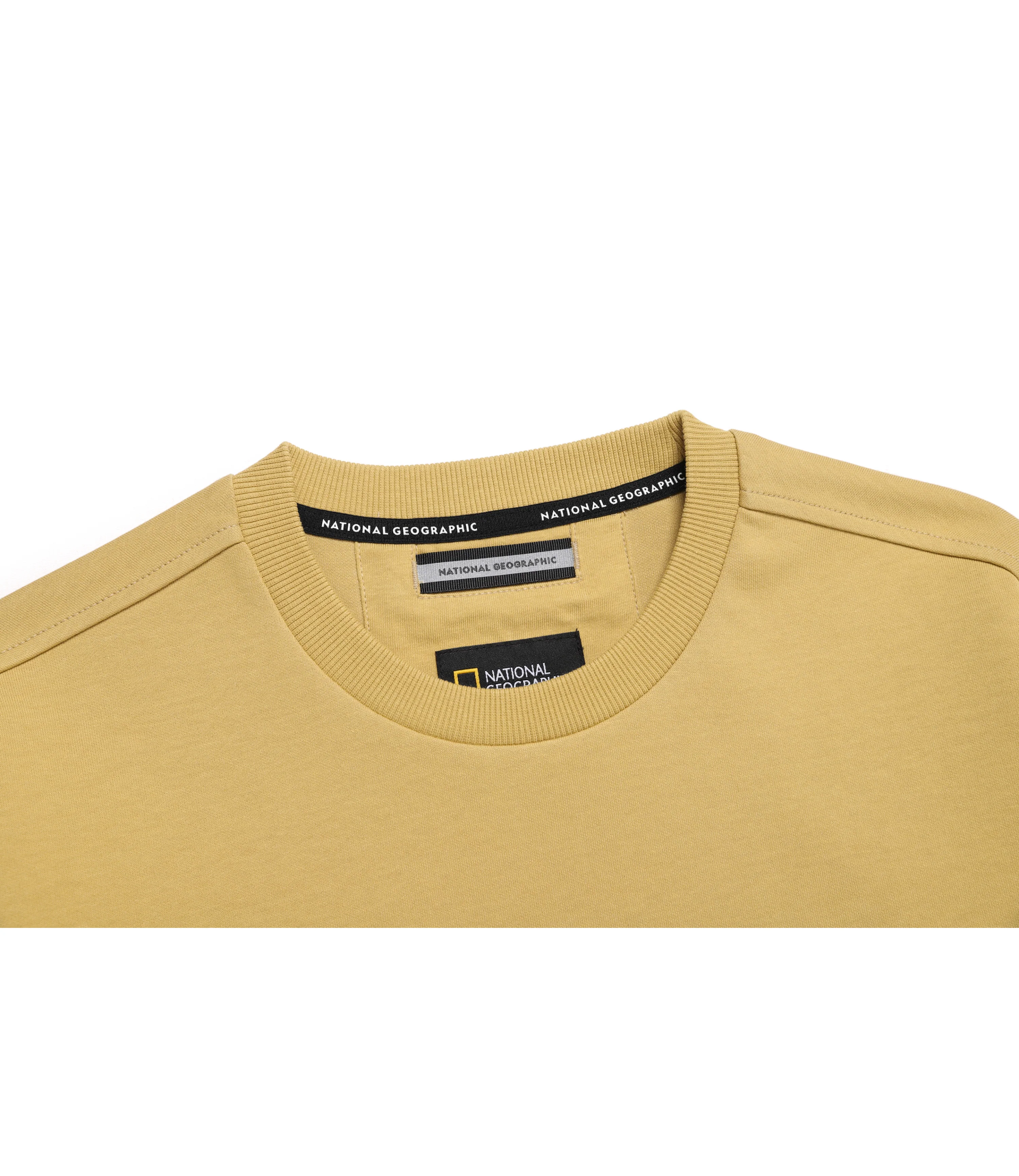 Unisex NRN Sleeve Pocket Semi-Over Fit Sweatshirt<br>GREEN OLIVE - Image 4