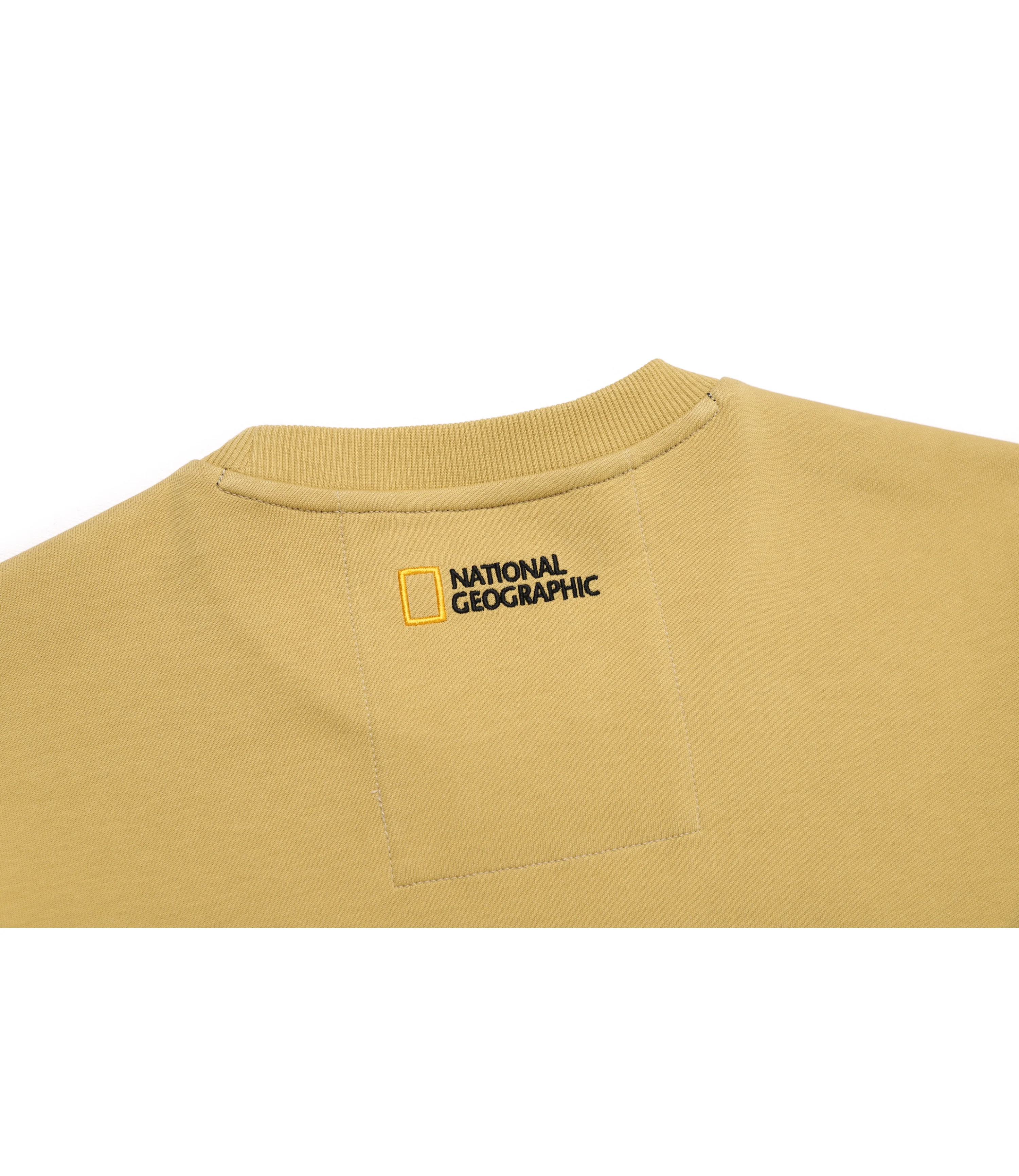 Unisex NRN Sleeve Pocket Semi-Over Fit Sweatshirt<br>GREEN OLIVE - Image 5