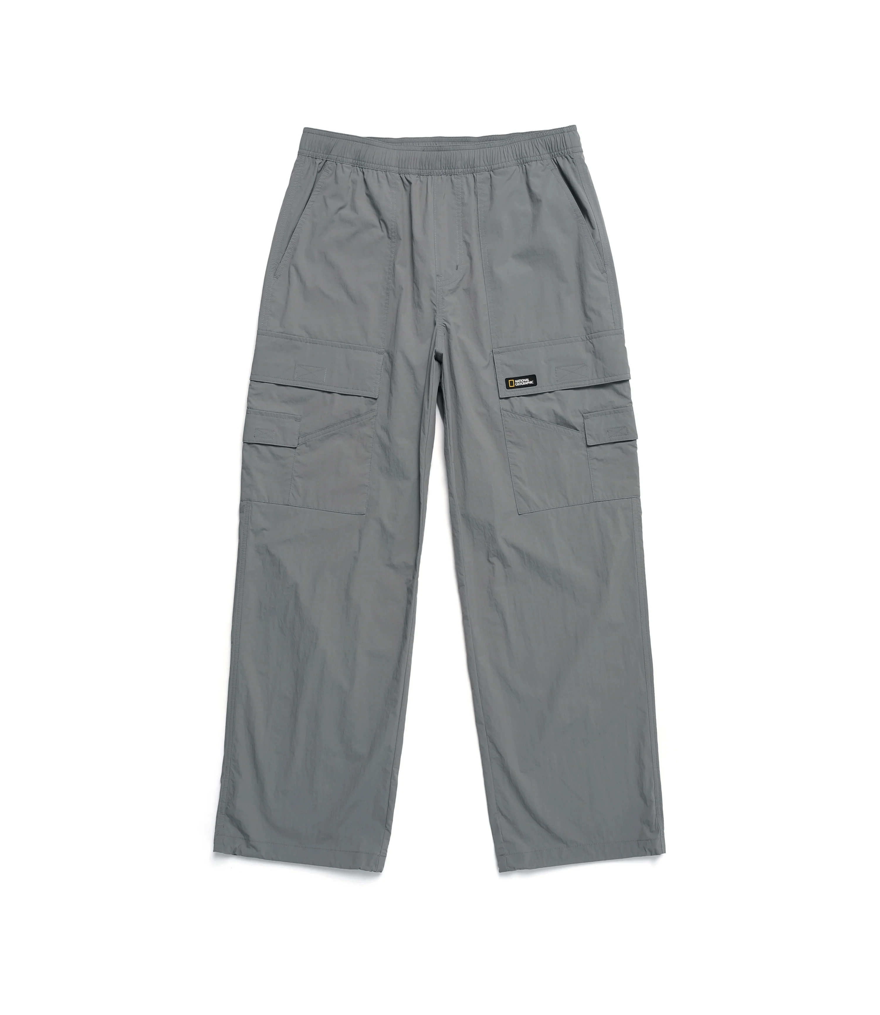 Unisex PANTHERA Woven Training Straight Pants<br>IRON GREY