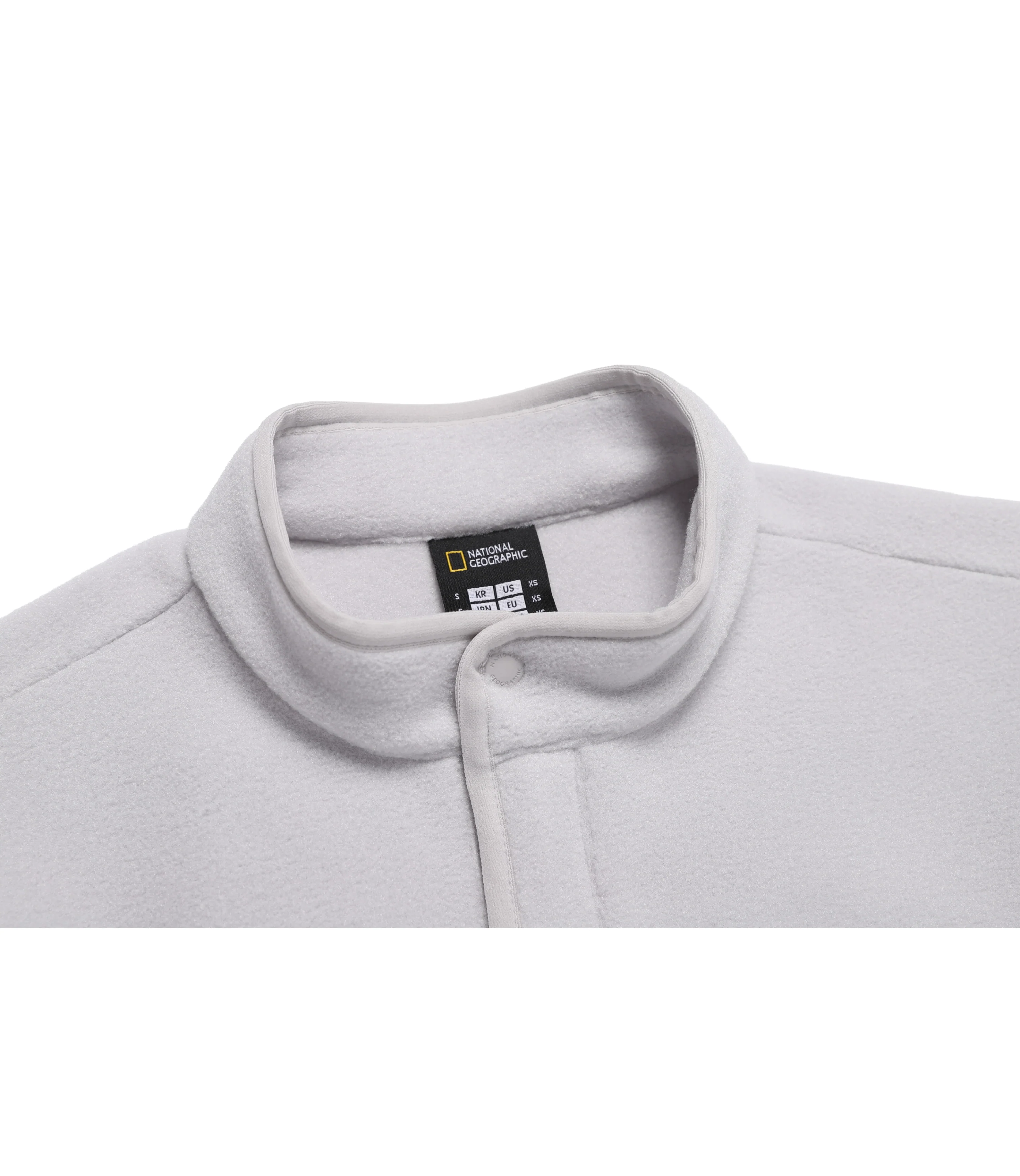 Unisex POLARTEC NAOS Half Zip-Up Sweatshirt<br>L/GREY - Image 5