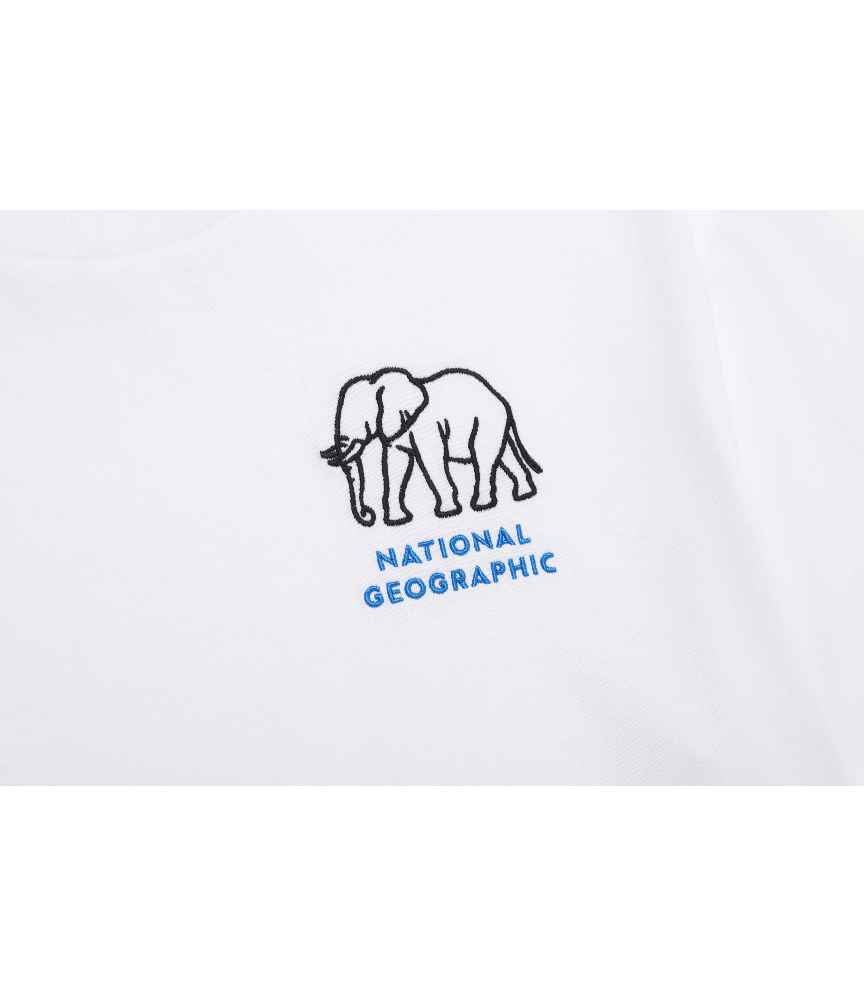 Unisex RATEL Regen Animal Silhouette Graphic Short Sleeve Tee<br>WHITE - Image 6