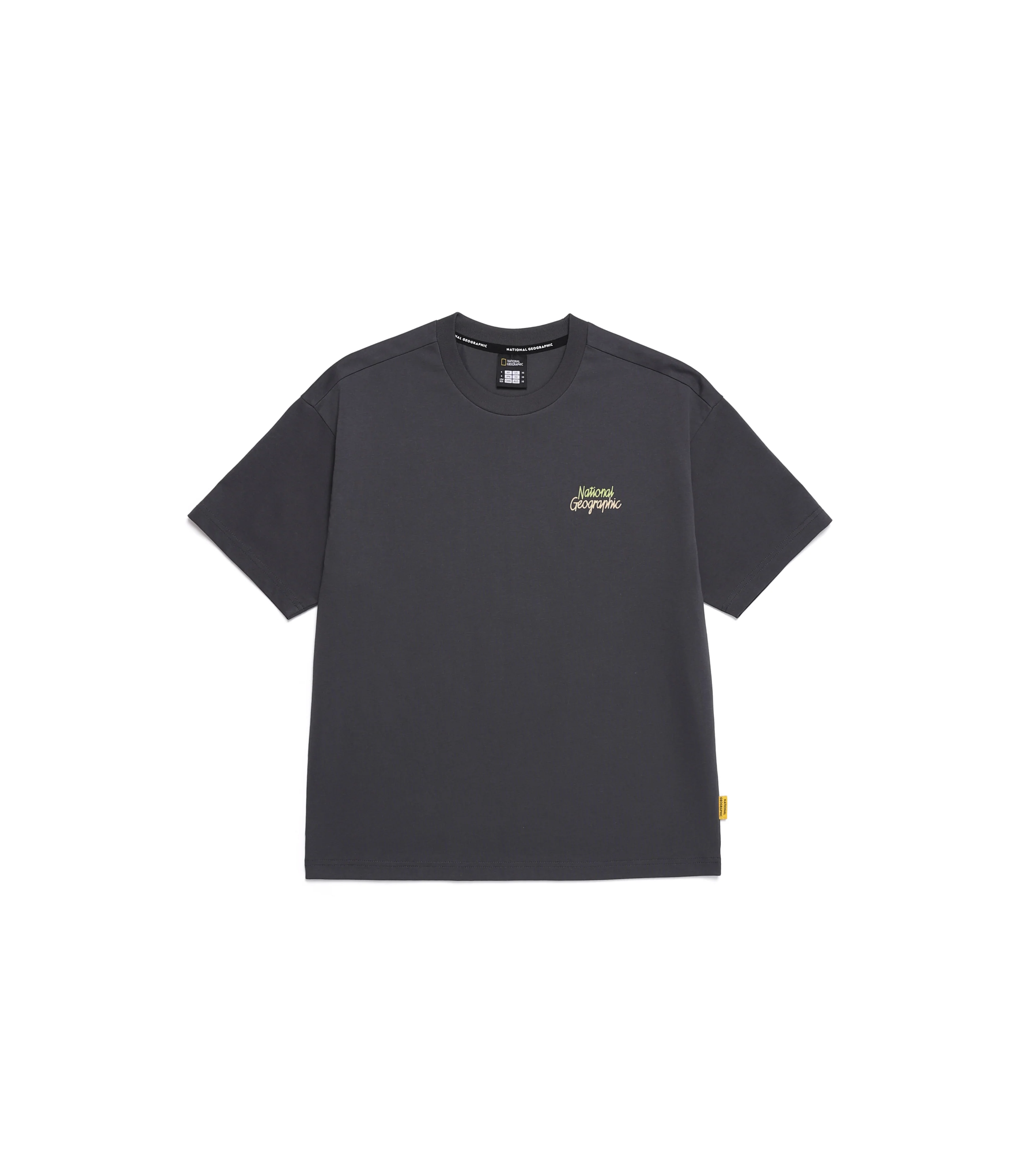 Unisex REGEN ASKIN Travel Graphic Semi Over Fit Short Sleeve | Paris<br>D/GREY - Image 2