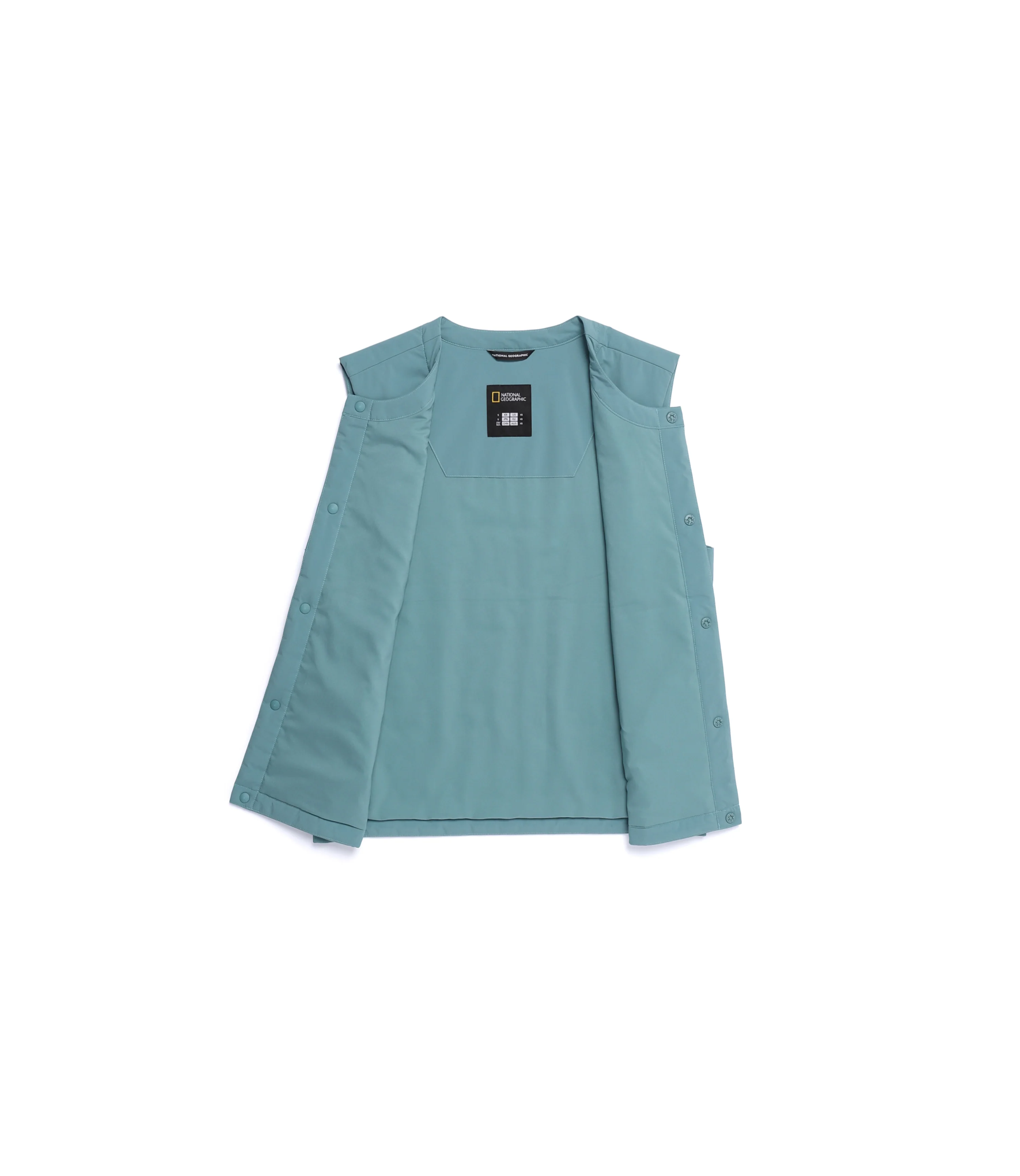Unisex RHEA Ultra-Lightweight Padded Vest<br>LIGHT TEAL GREEN - Image 6