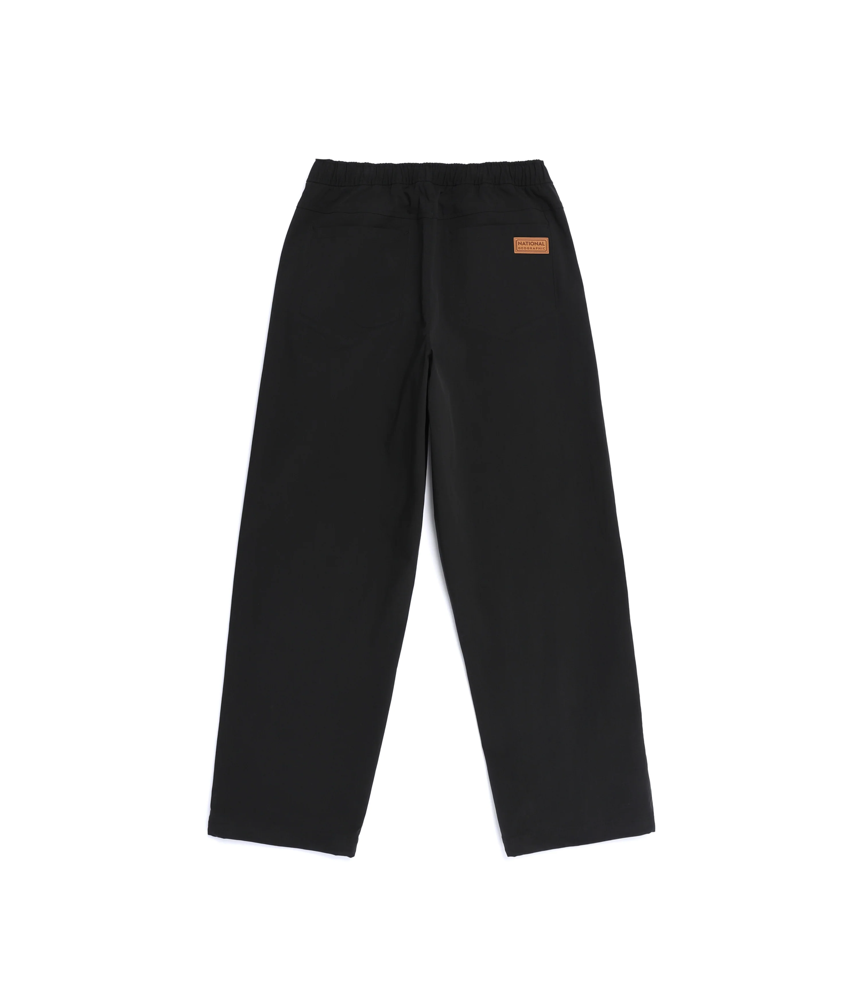 Unisex Semi-Loose Straight Pants<br>BLACK - Image 4