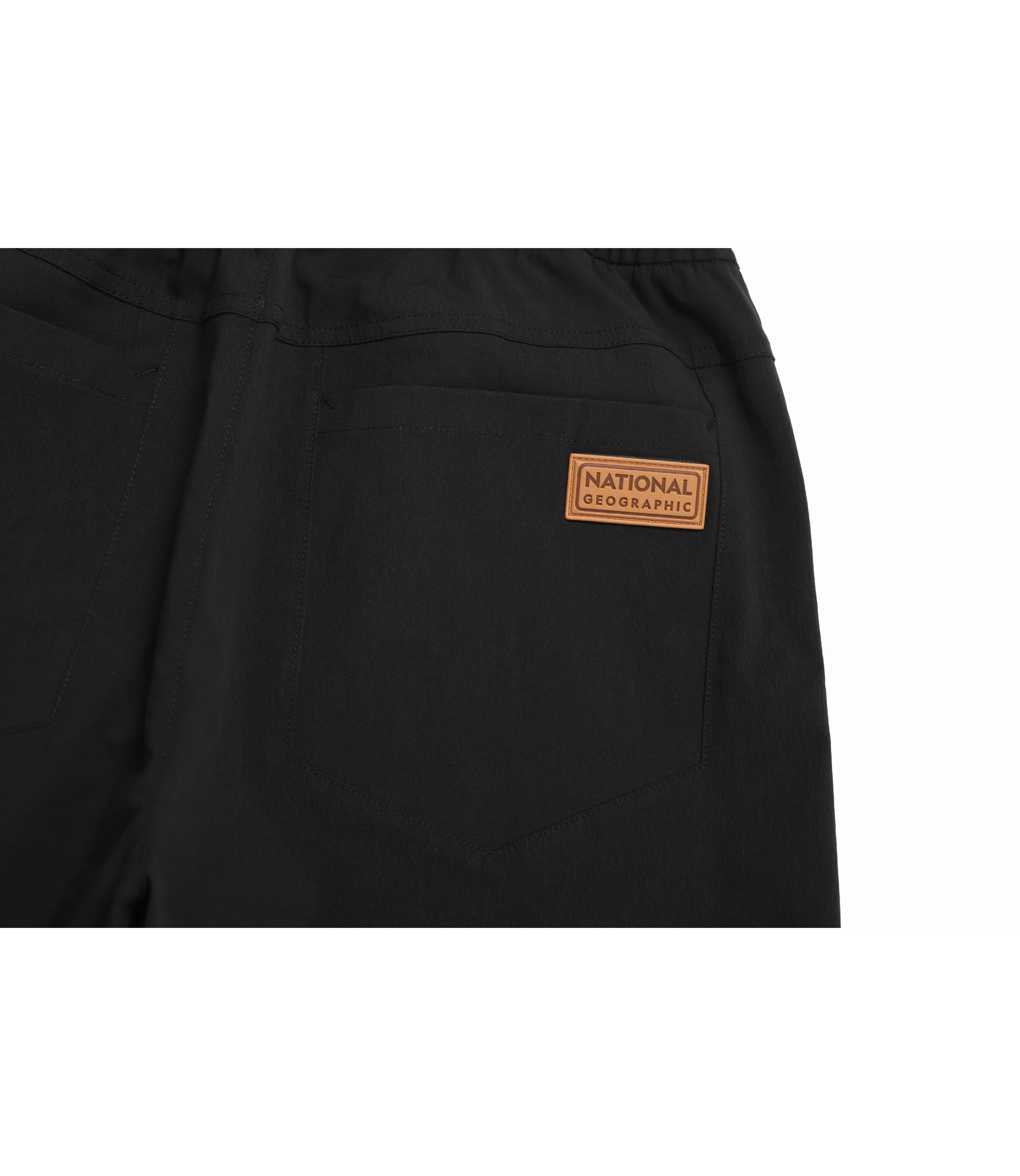 Unisex Semi-Loose Straight Pants<br>BLACK - Image 9