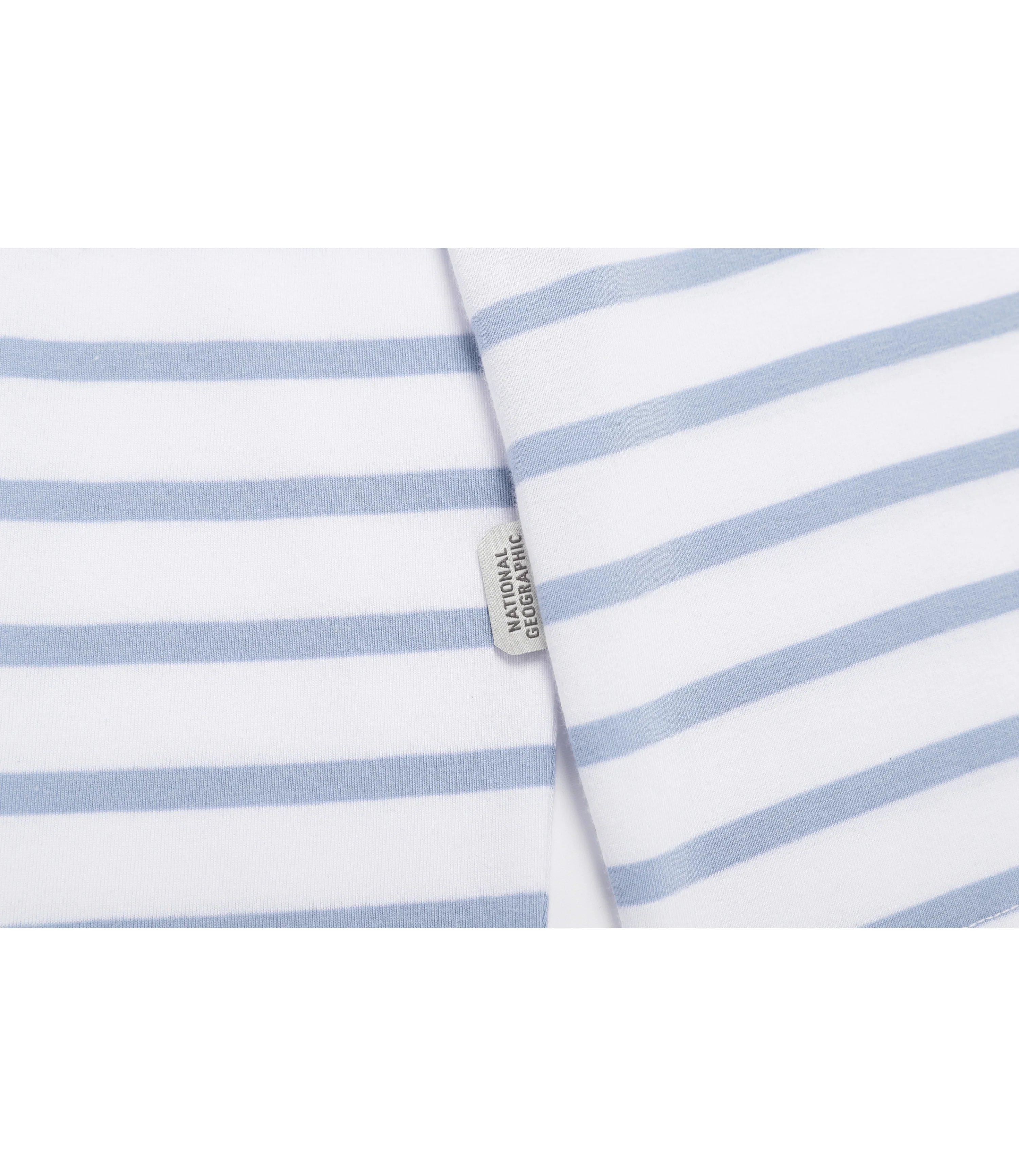 Unisex Stripe Long Sleeve Tee<br>G/BLUE - Image 6