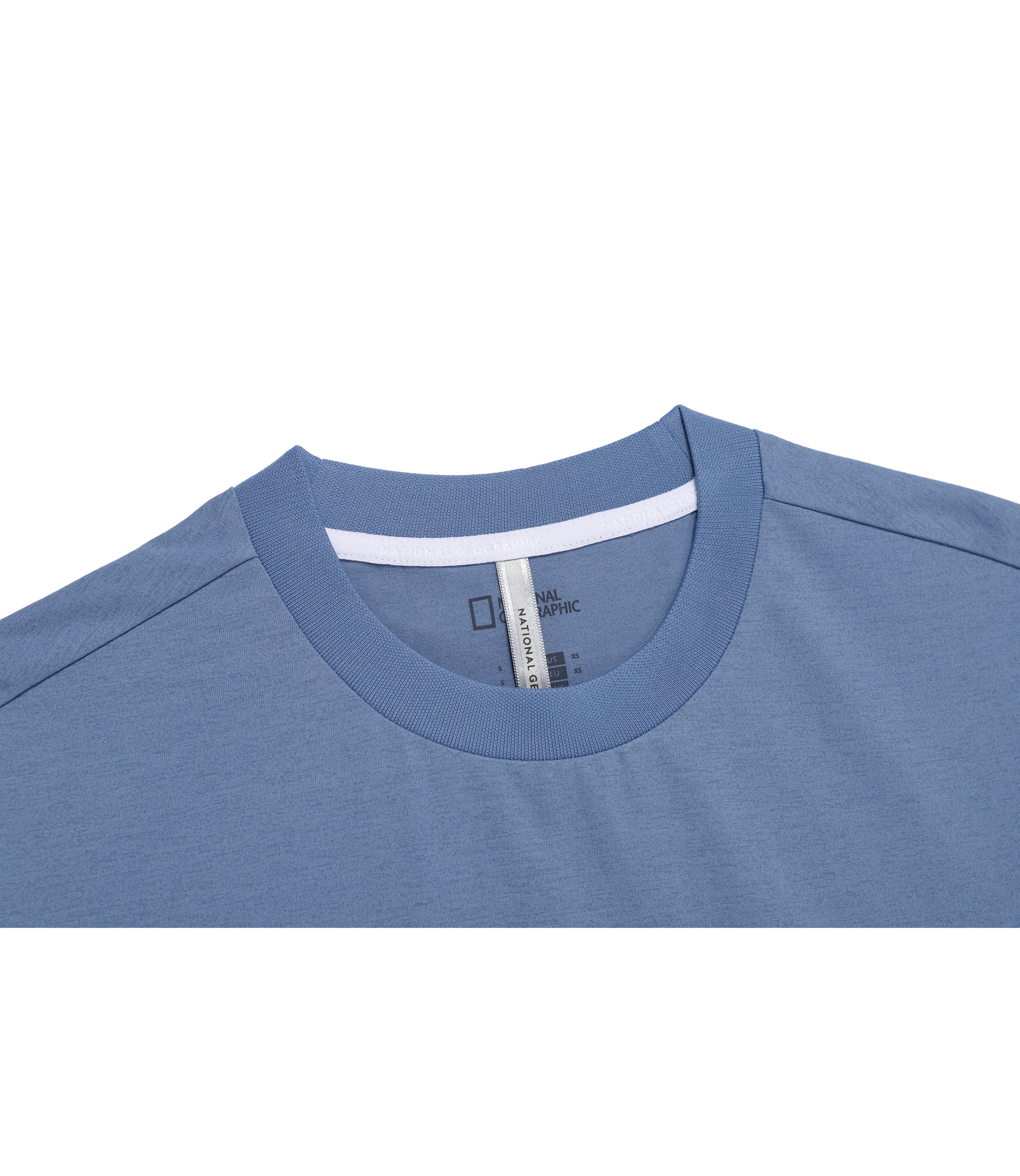Unisex URBAN Big Logo Short Sleeve Tee<br>MIDDLE BLUE - Image 5