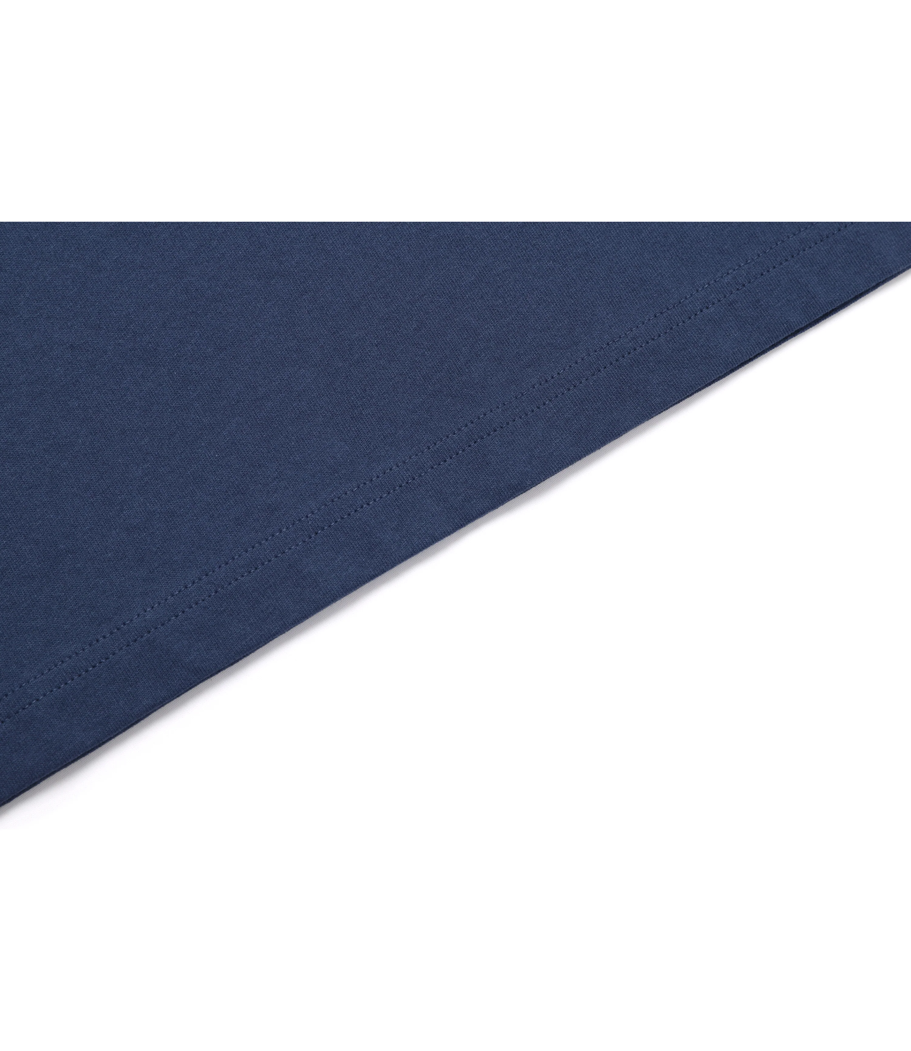 Unisex Woven Sleeve Over Fit Short Sleeve Tee<br>L/NAVY - Image 6