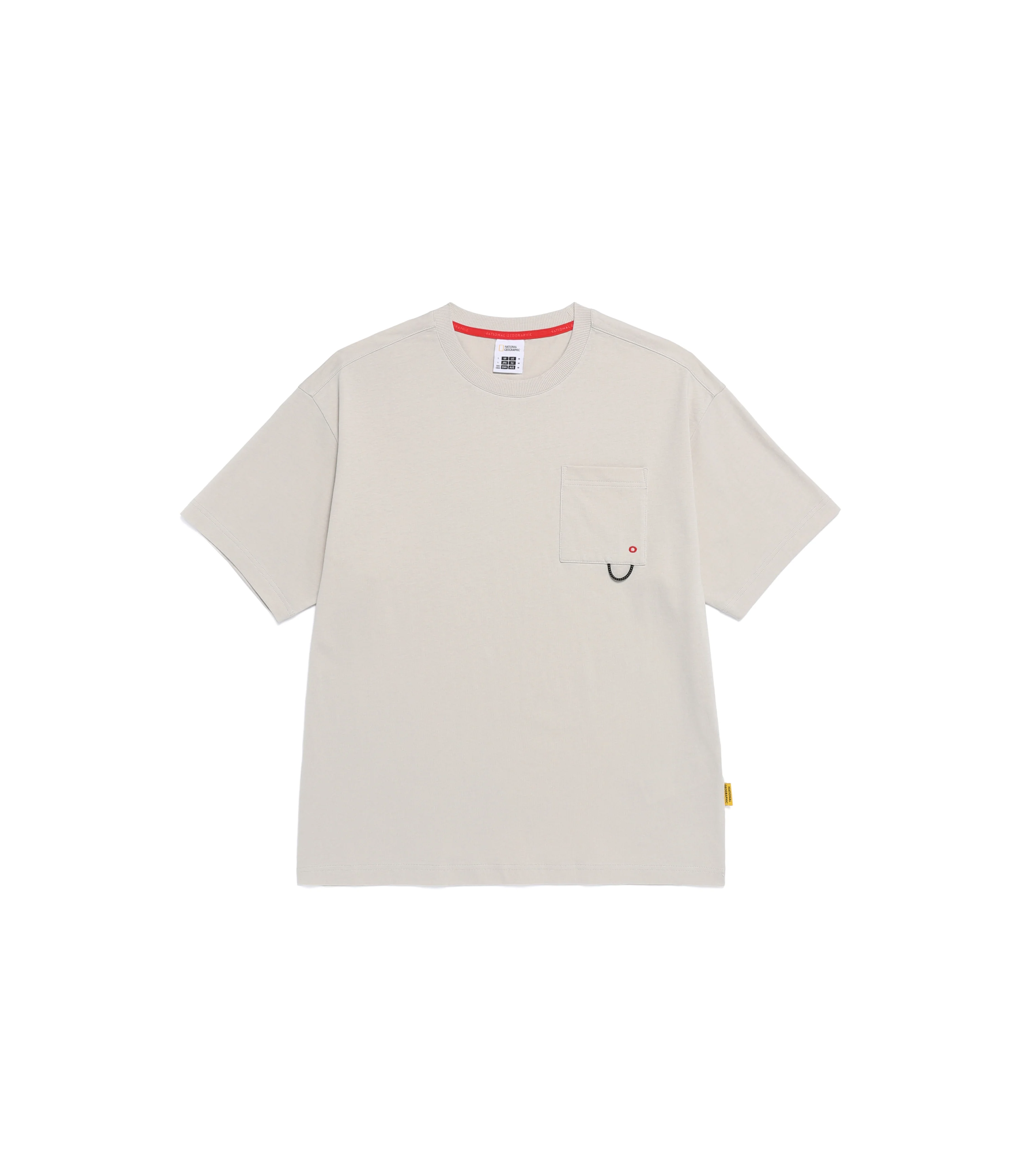 Unisex Year Of The Horse Graphic Pocket Tee<br>L/GREY - Image 3