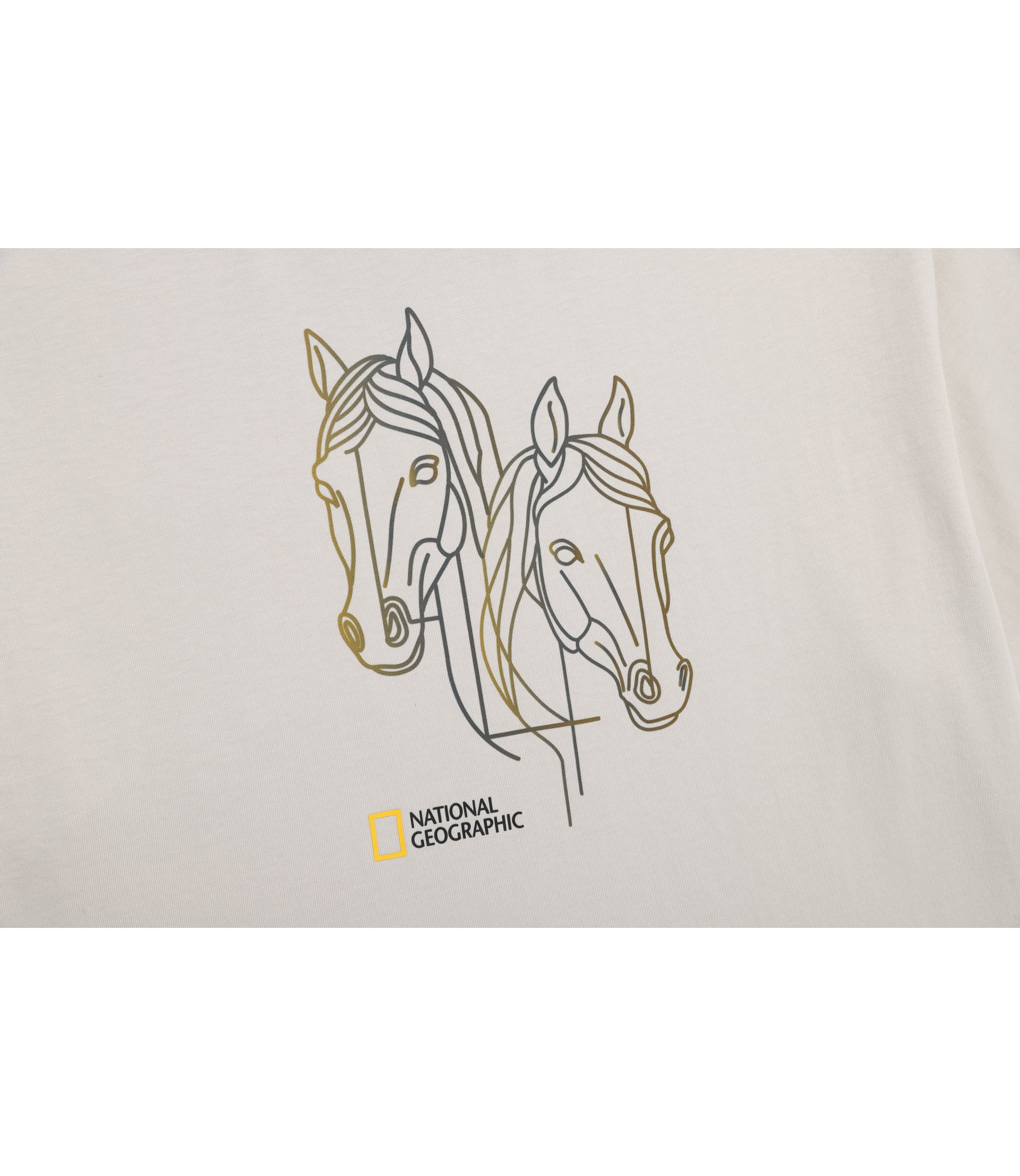 Unisex Year Of The Horse Graphic Pocket Tee<br>L/GREY - Image 9