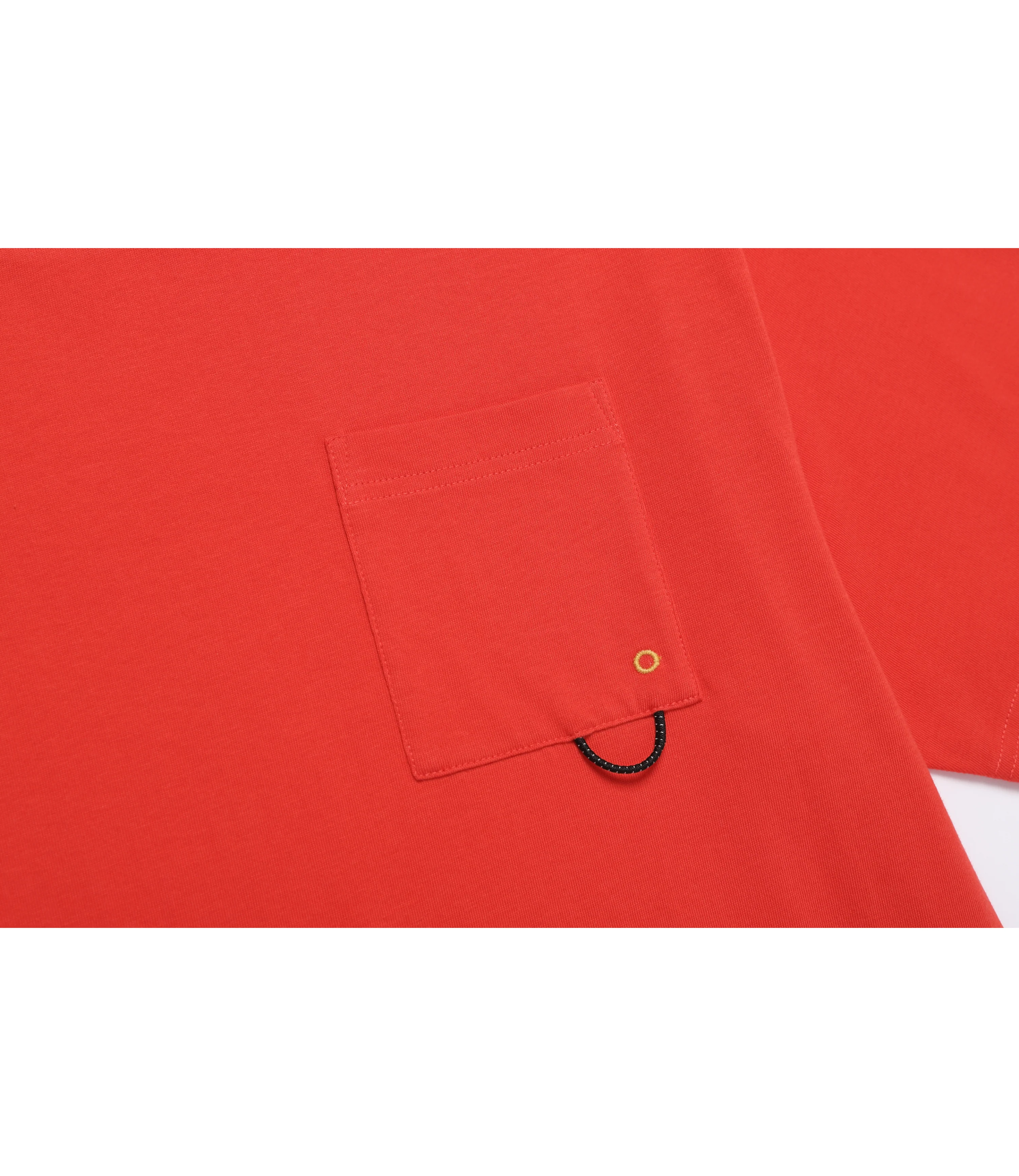 Unisex Year Of The Horse Graphic Pocket Tee<br>RED - Image 6