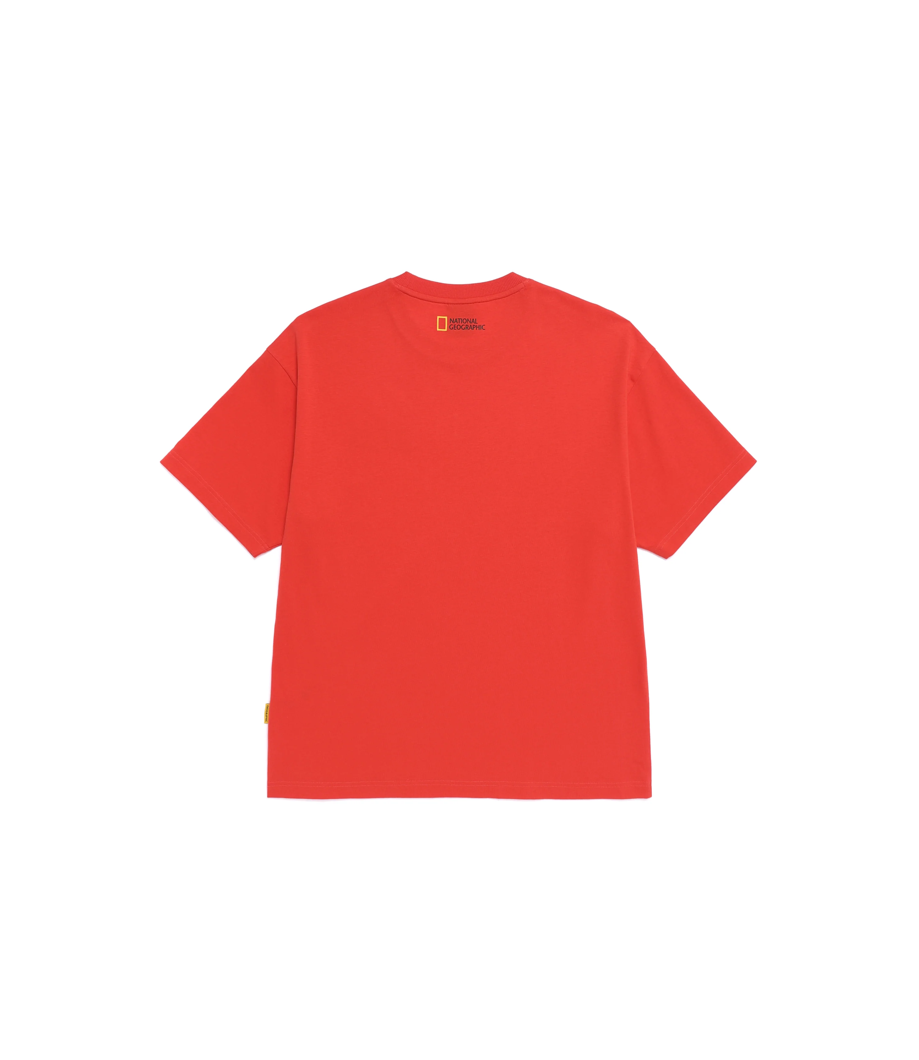 Unisex Year Of The Horse Graphic Small Logo Tee<br>RED - Image 3