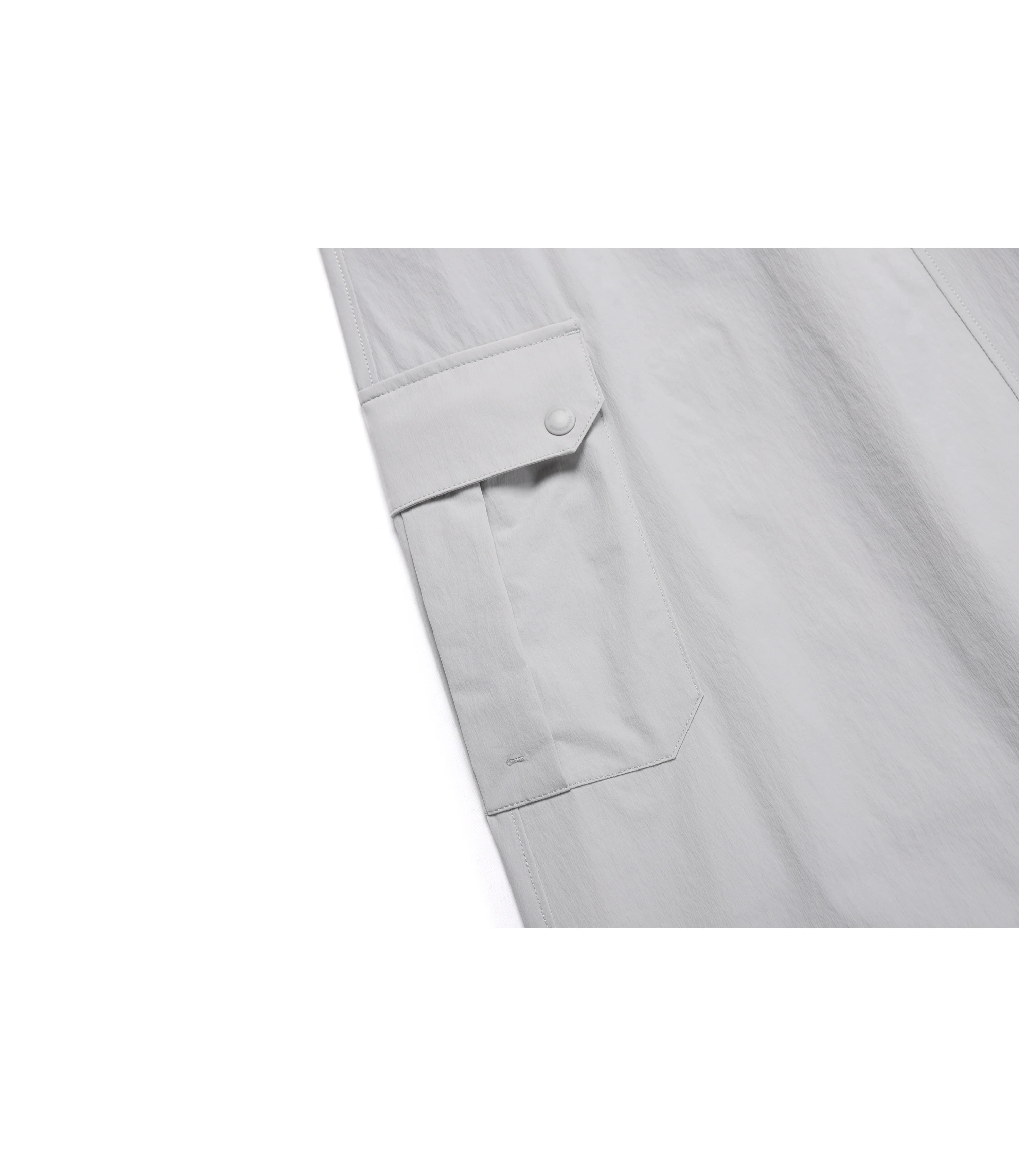 Women's ADELIE Light Woven Stretch Cargo Skirt<br>SILVER GREY - Image 5