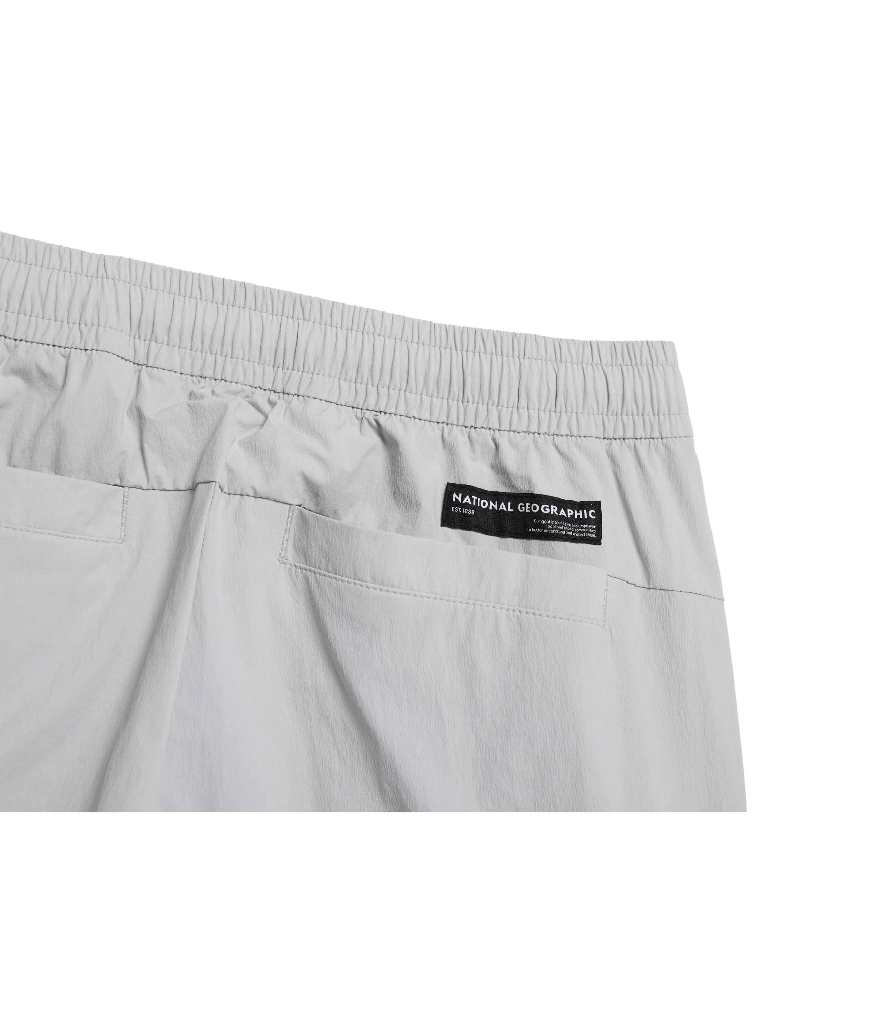 Women's ADELIE Light Woven Stretch Straight Pants<br>SILVER GREY - Image 8