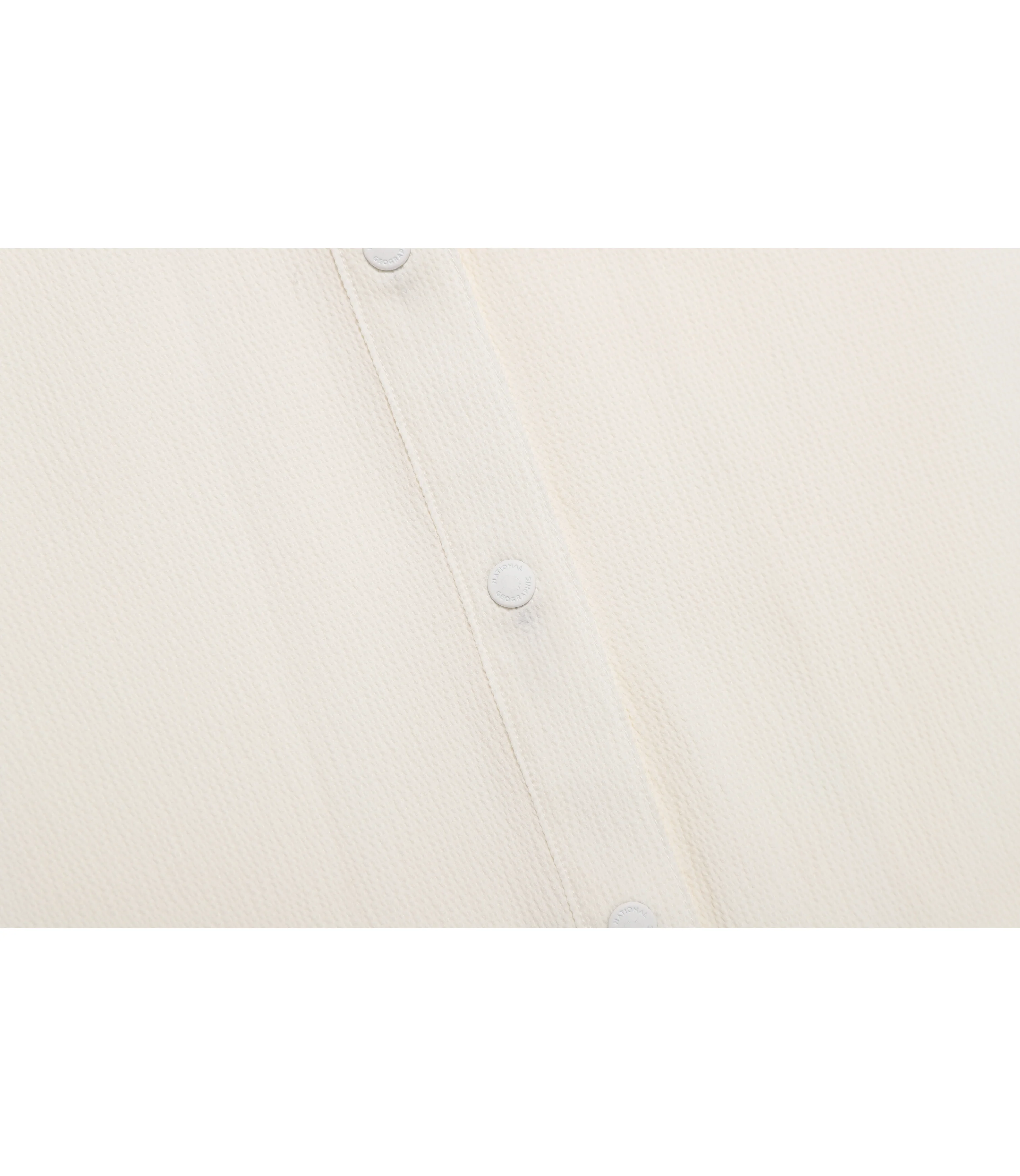 Women's Air Seersucker Semi-Overfit Short Sleeve Shirt<br>O/WHITE - Image 7