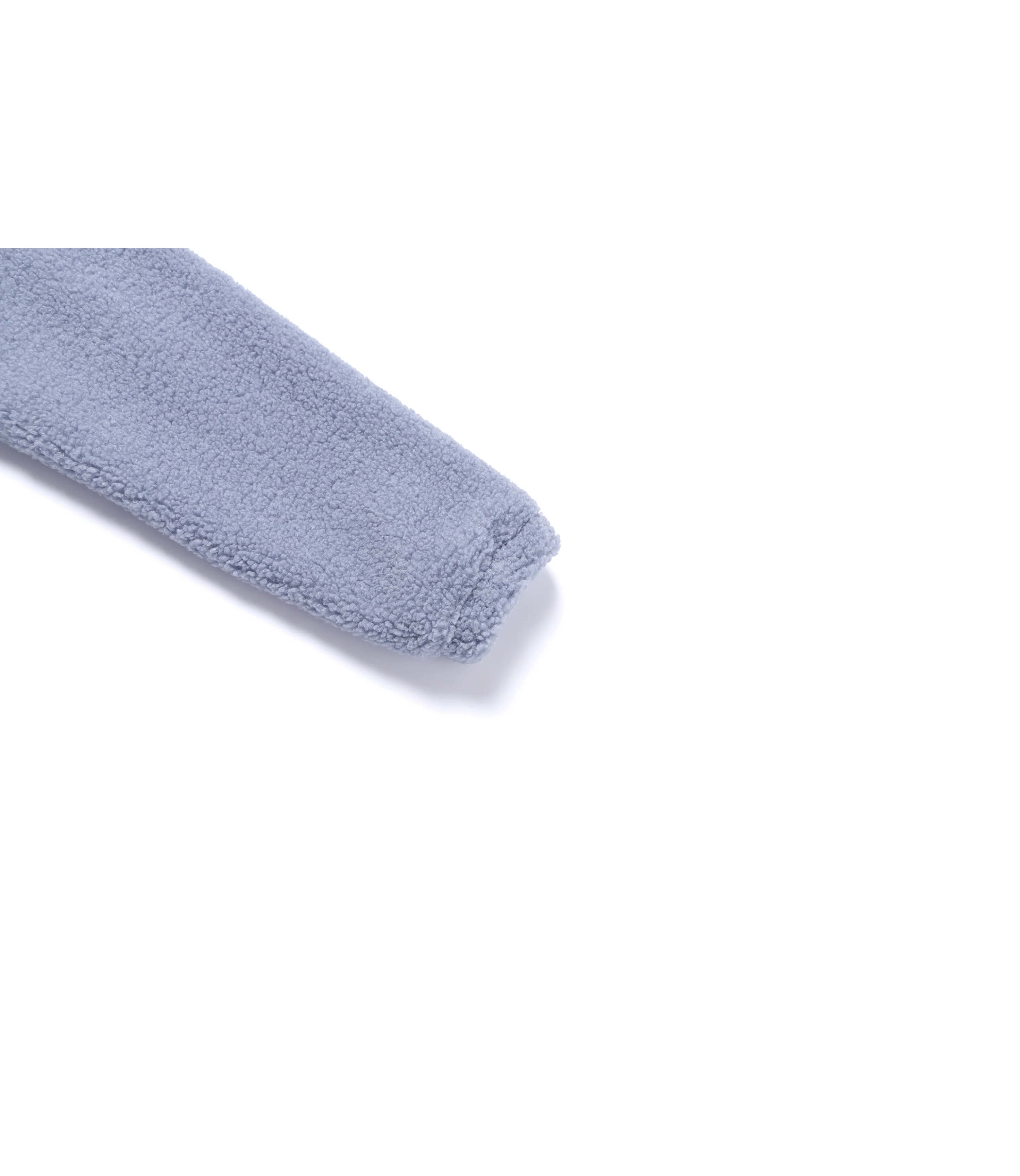 Women's Fleece Hooded Jumper<br>L/BLUE - Image 9