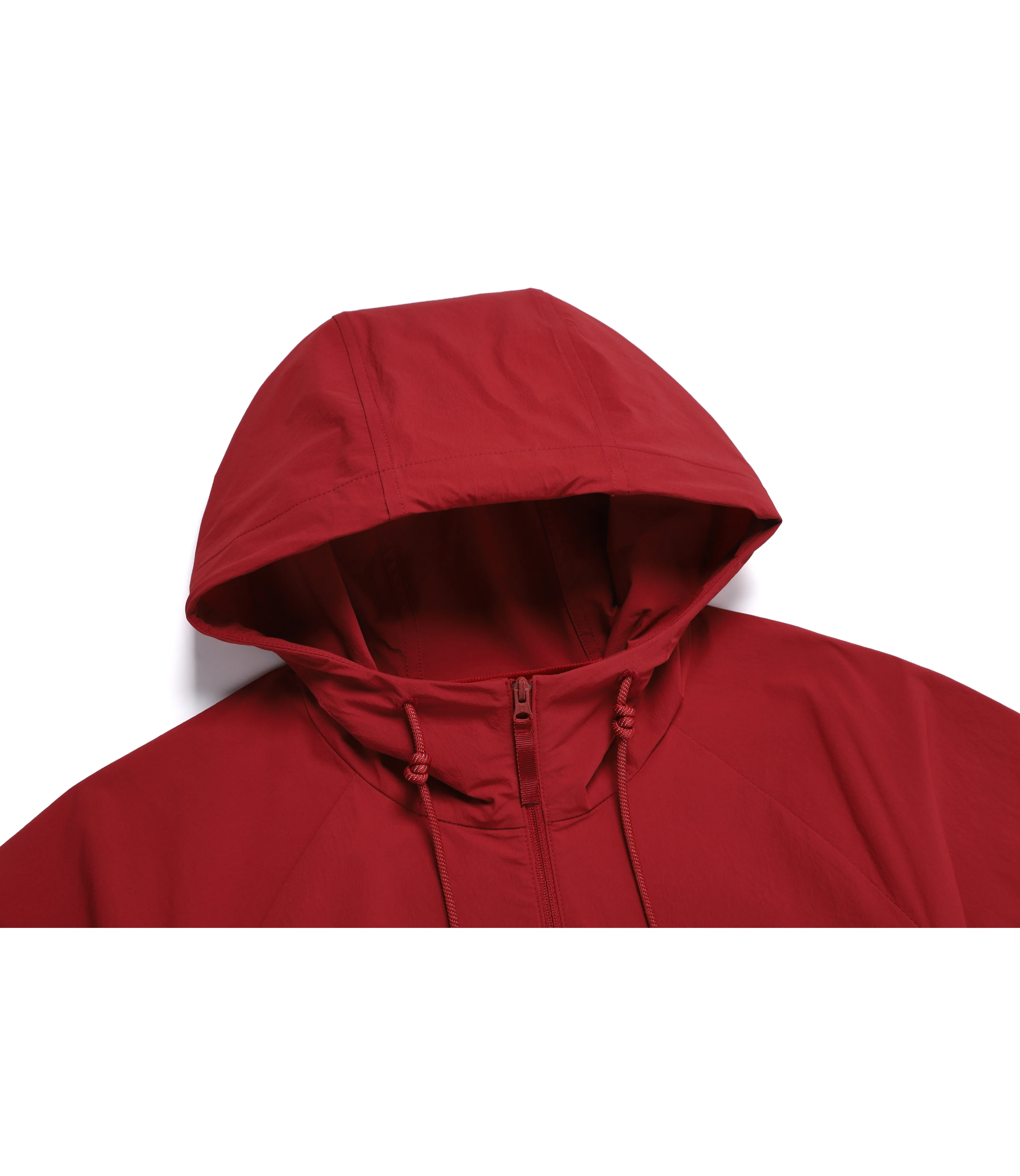Women's Freeze Stretch H-Line Hooded Short Sleeve Dress<br>DEEP ROSE - Image 3