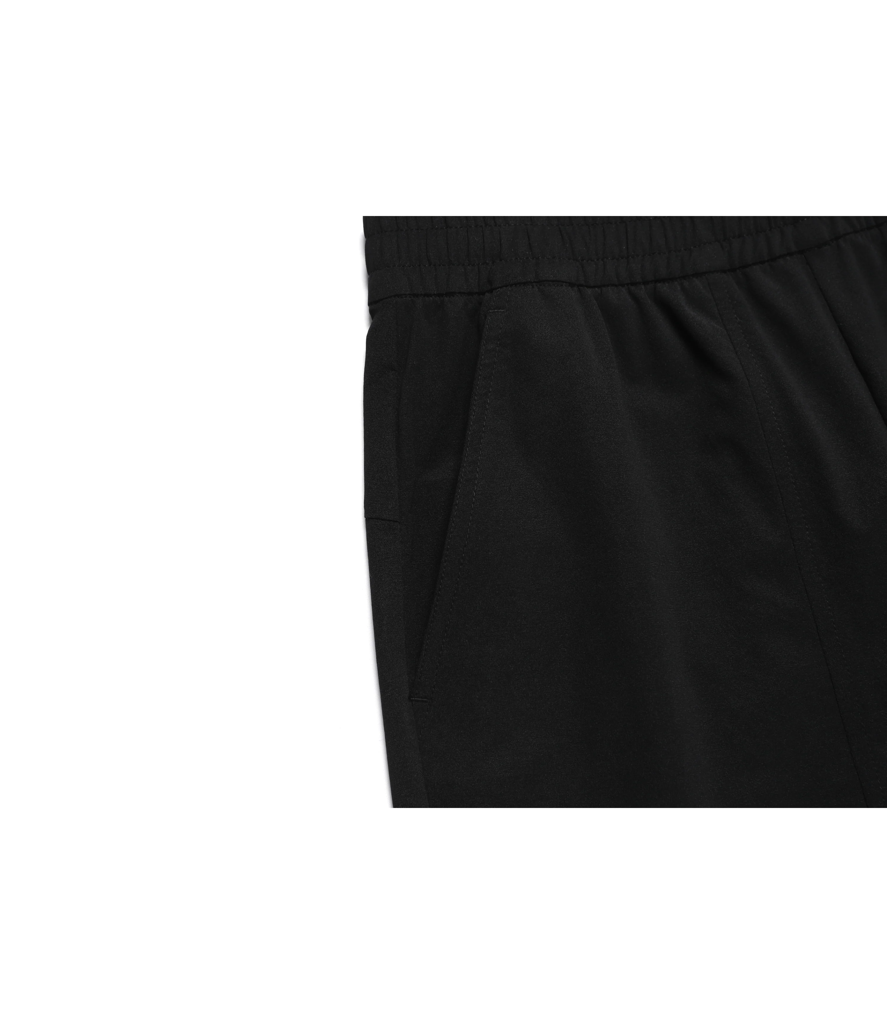 Women's Frozen Air Pintuck Wide Crop Pants<br>CARBON BLACK - Image 3