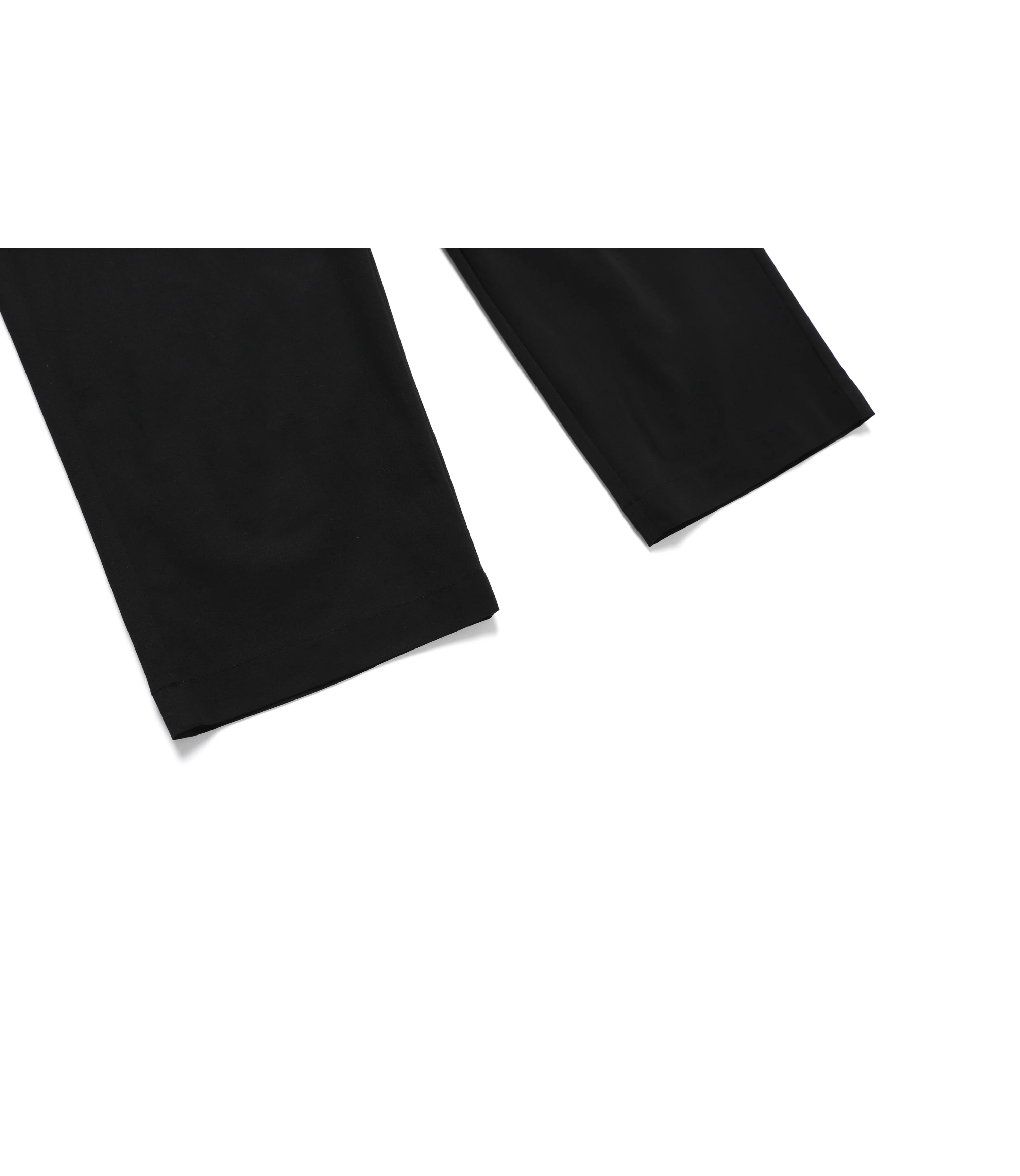 Women's Frozen Air Pintuck Wide Crop Pants<br>CARBON BLACK - Image 5