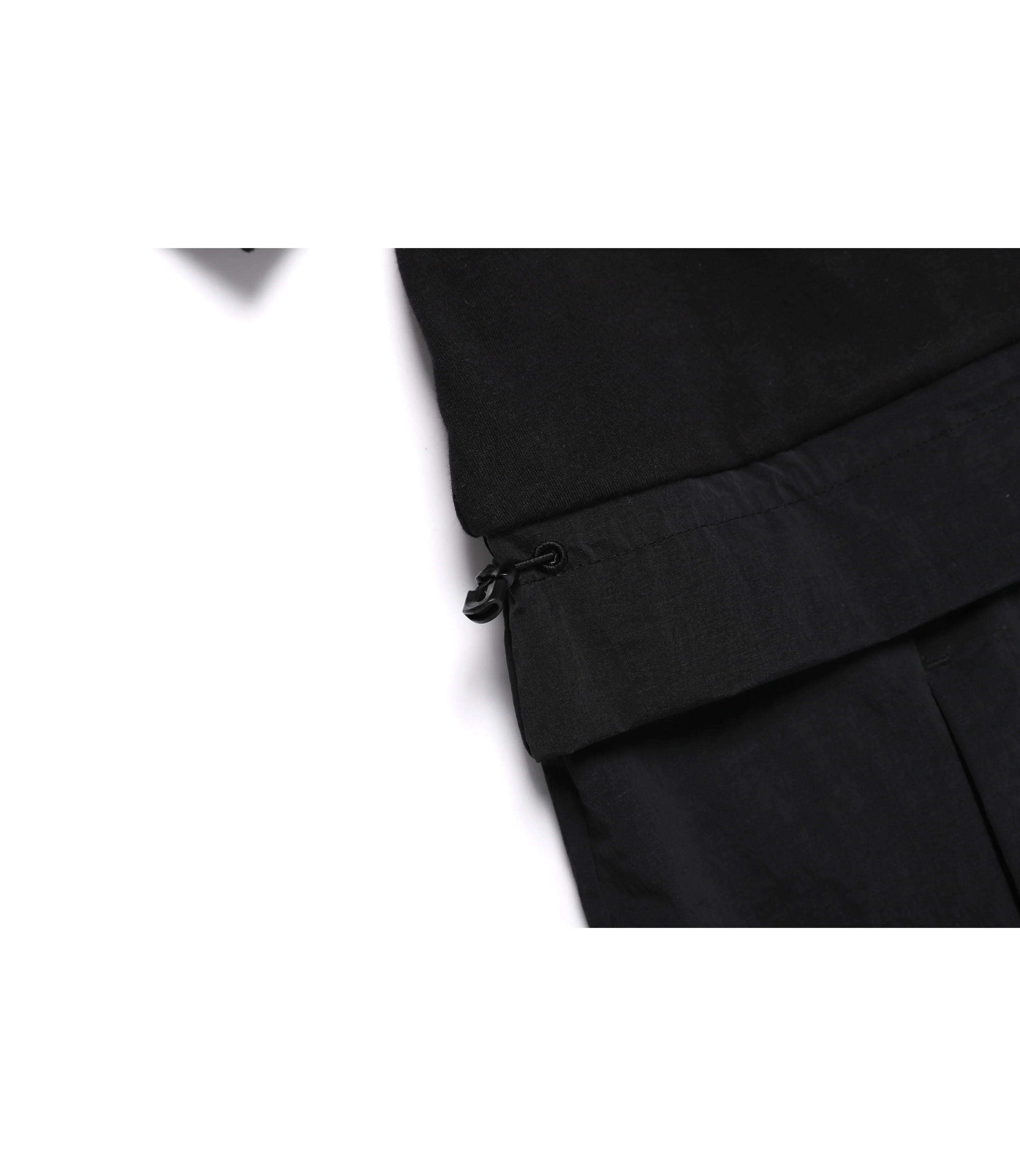 Women's Hybrid Short Sleeve Dress<br>CARBON BLACK - Image 5