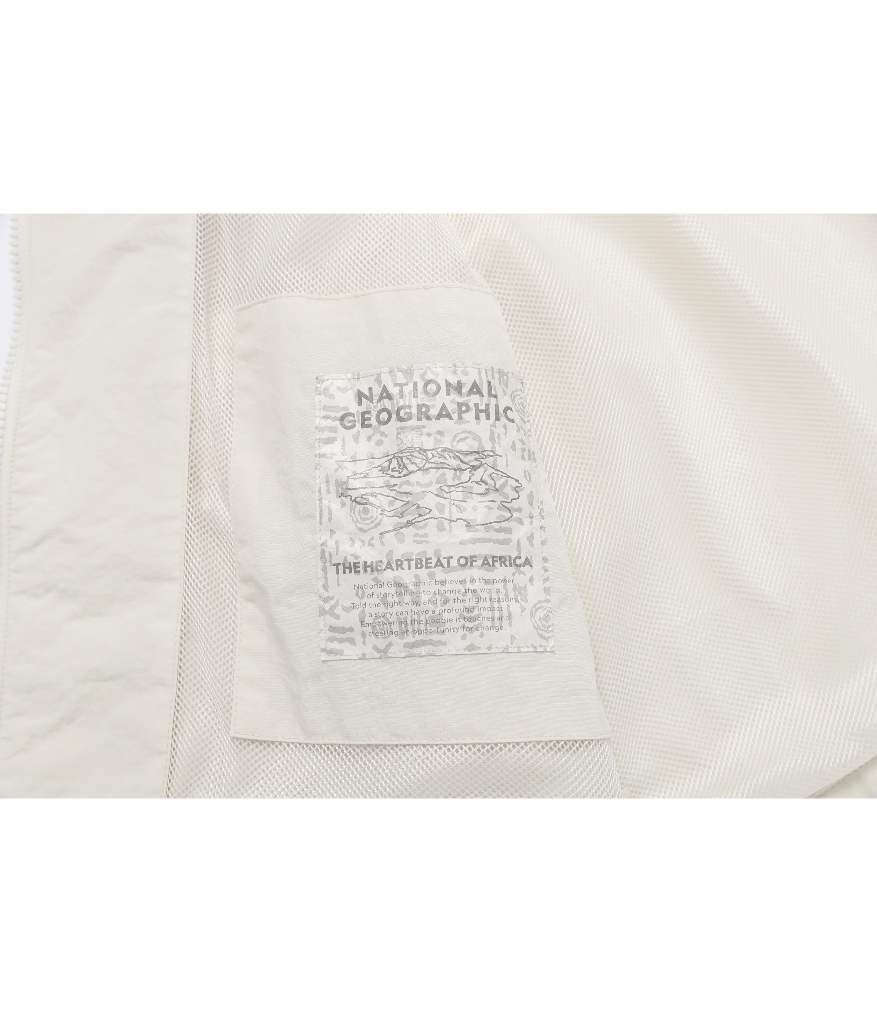 Women's ORCA Taslan Hooded Jumper<br>IVORY - Image 7