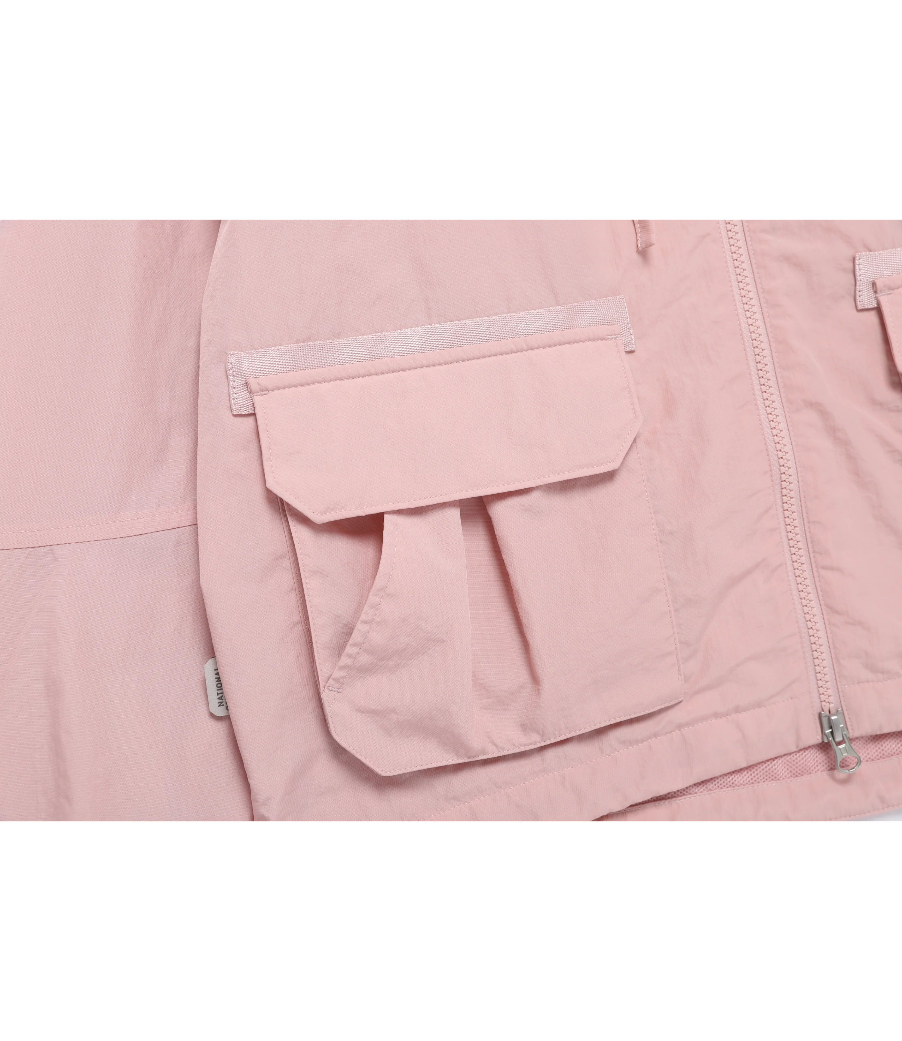 Women's ORCA Taslan Hooded Jumper<br>SILVER PINK - Image 6