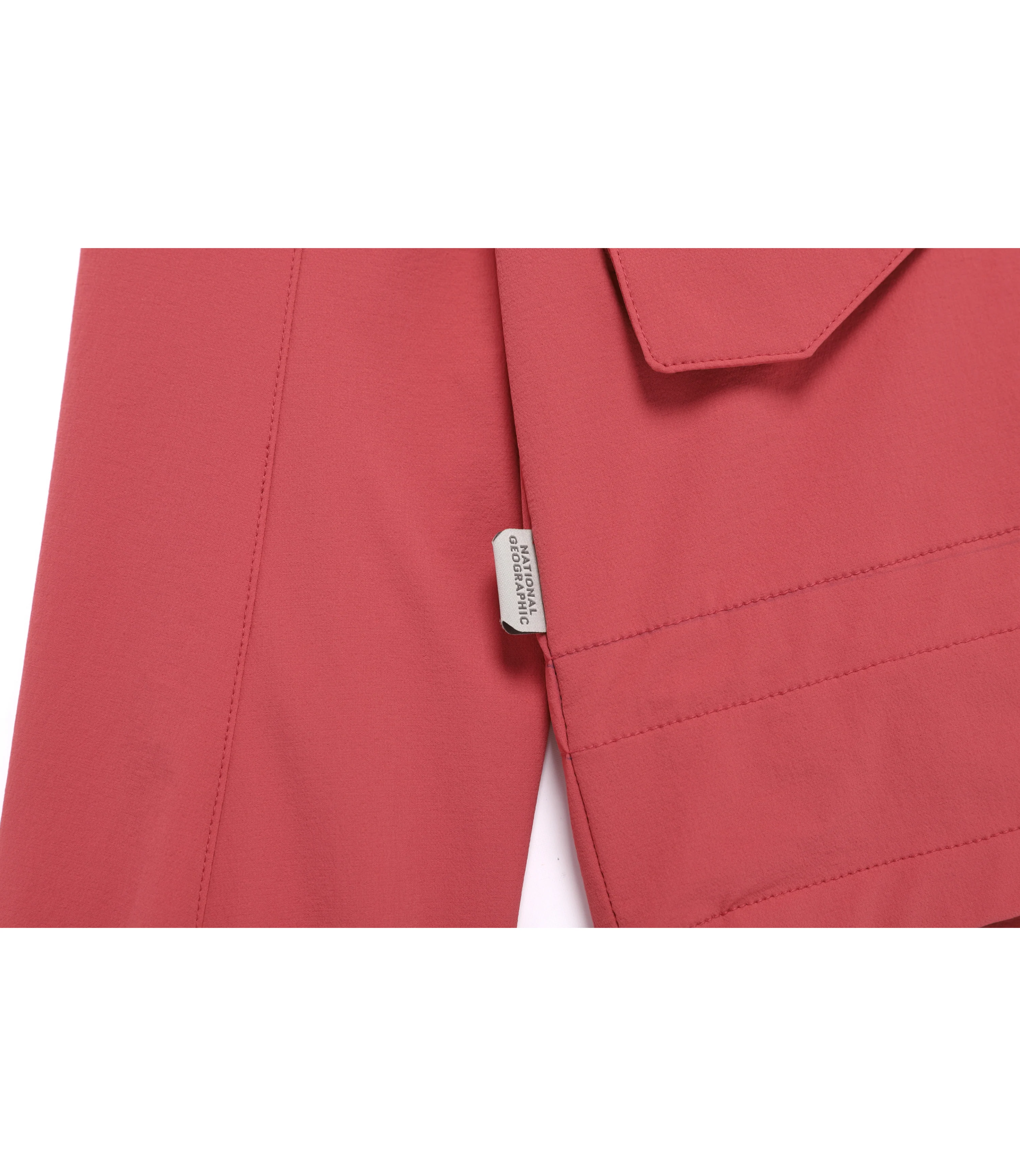 Women's RIO Stretch Semi-Over Fit Full Zip-Up Hoodie<br>ROSE - Image 6